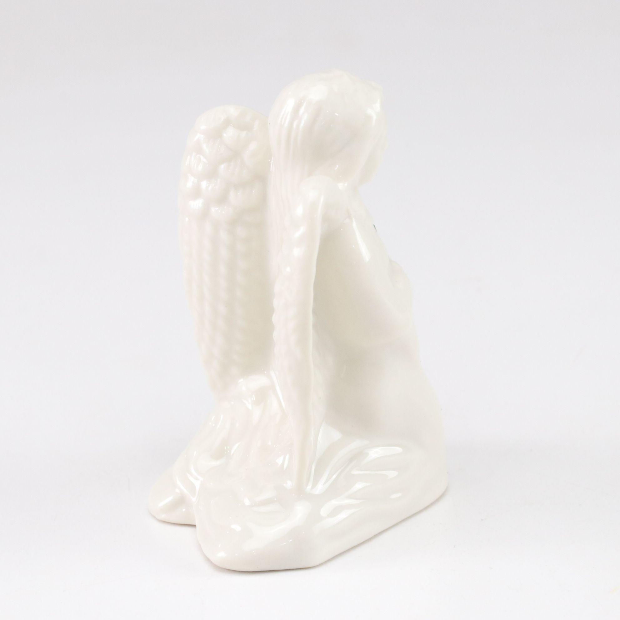 Lladro "Angel Thinking" and Belleek Figurines