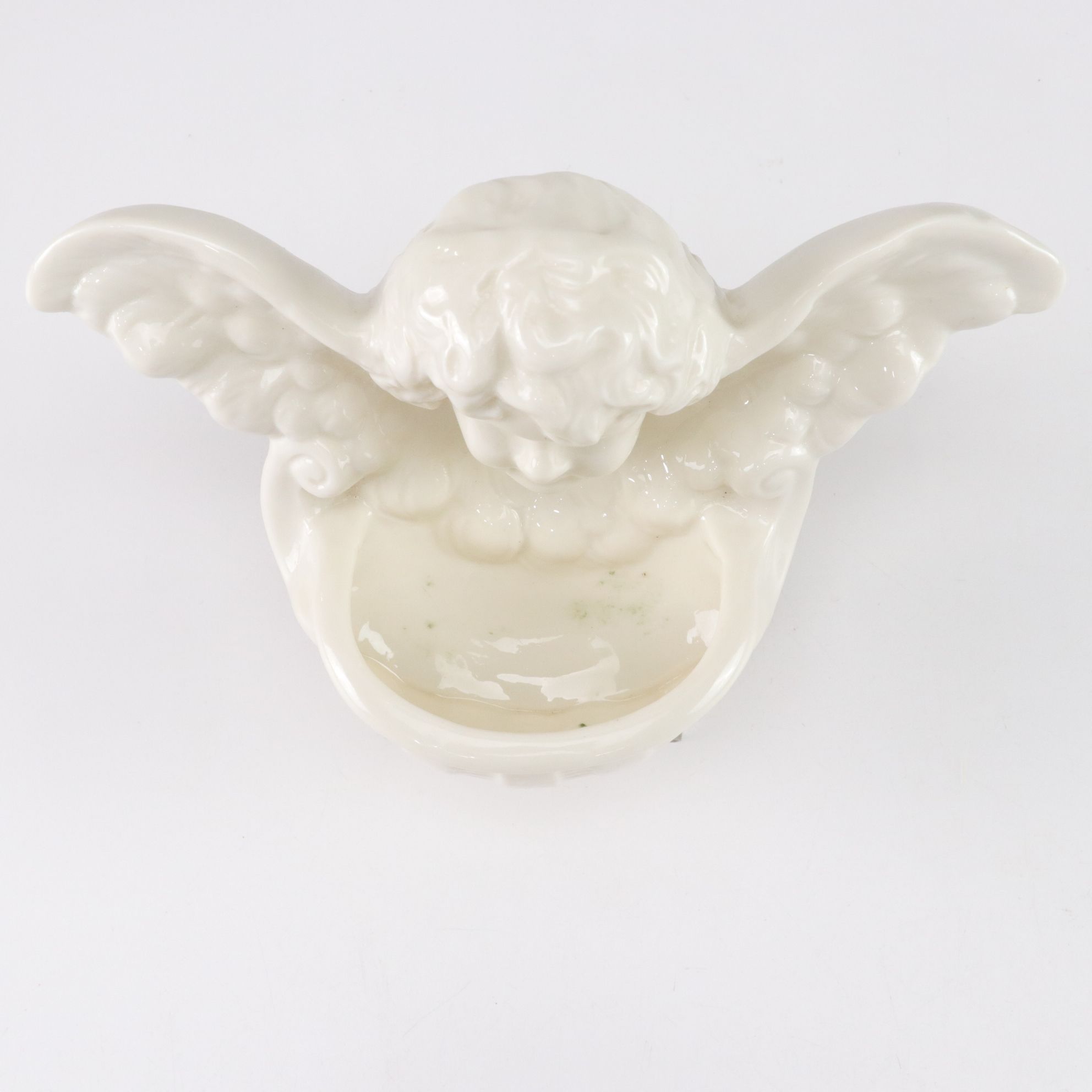 Lladro "Angel Thinking" and Belleek Figurines