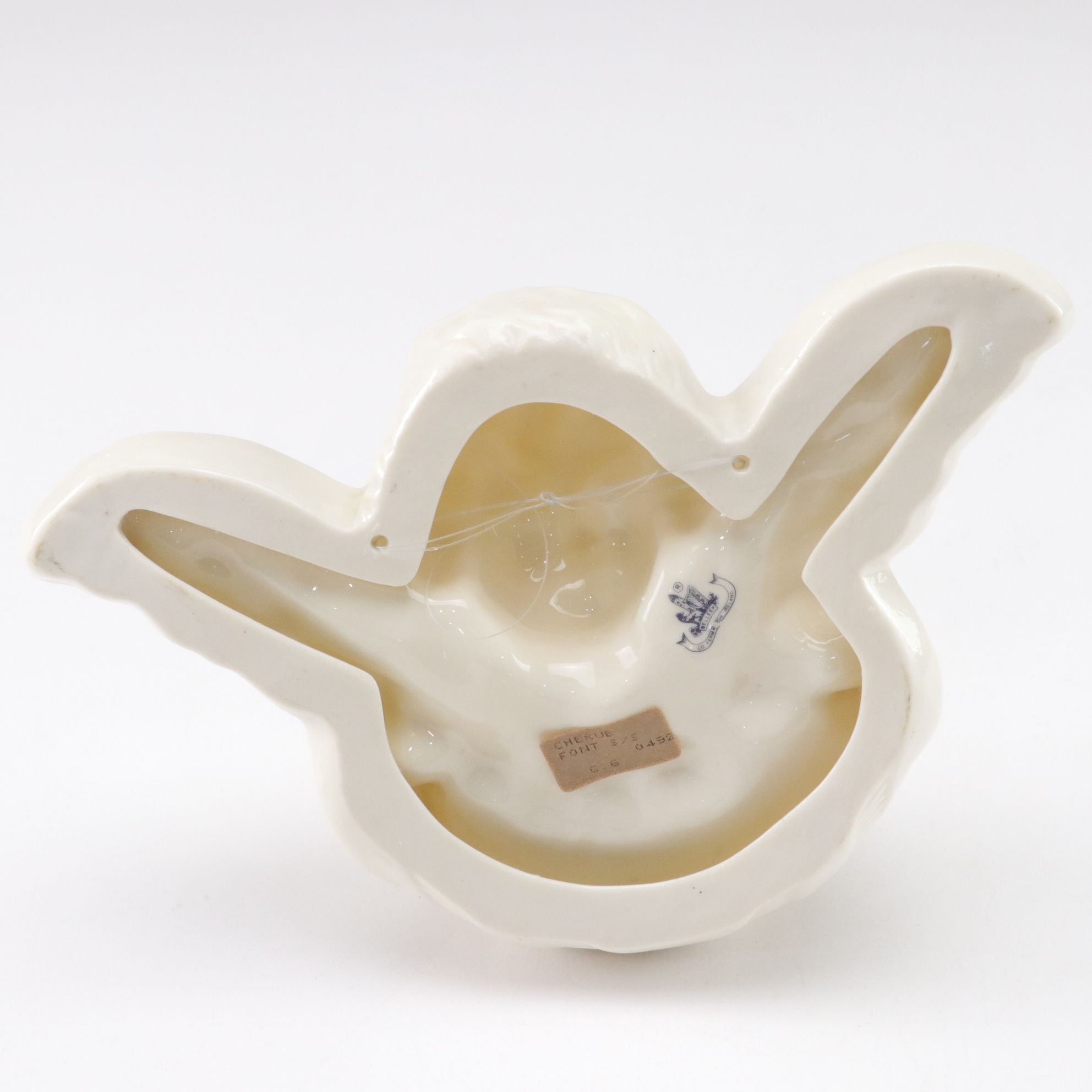 Lladro "Angel Thinking" and Belleek Figurines