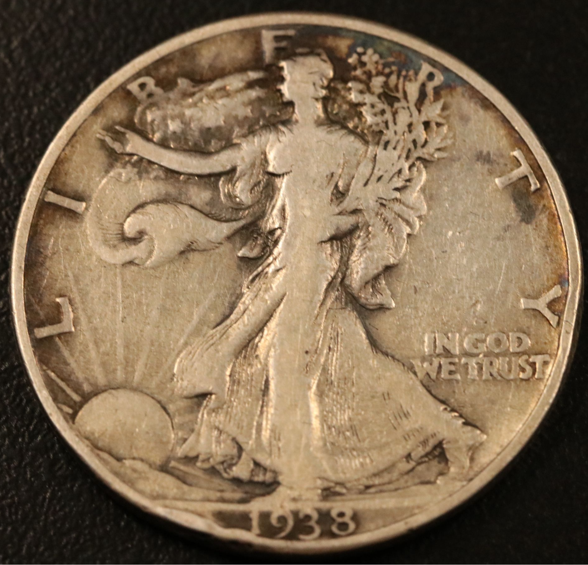 Key Date 1938-D Walking Liberty Silver Half Dollar