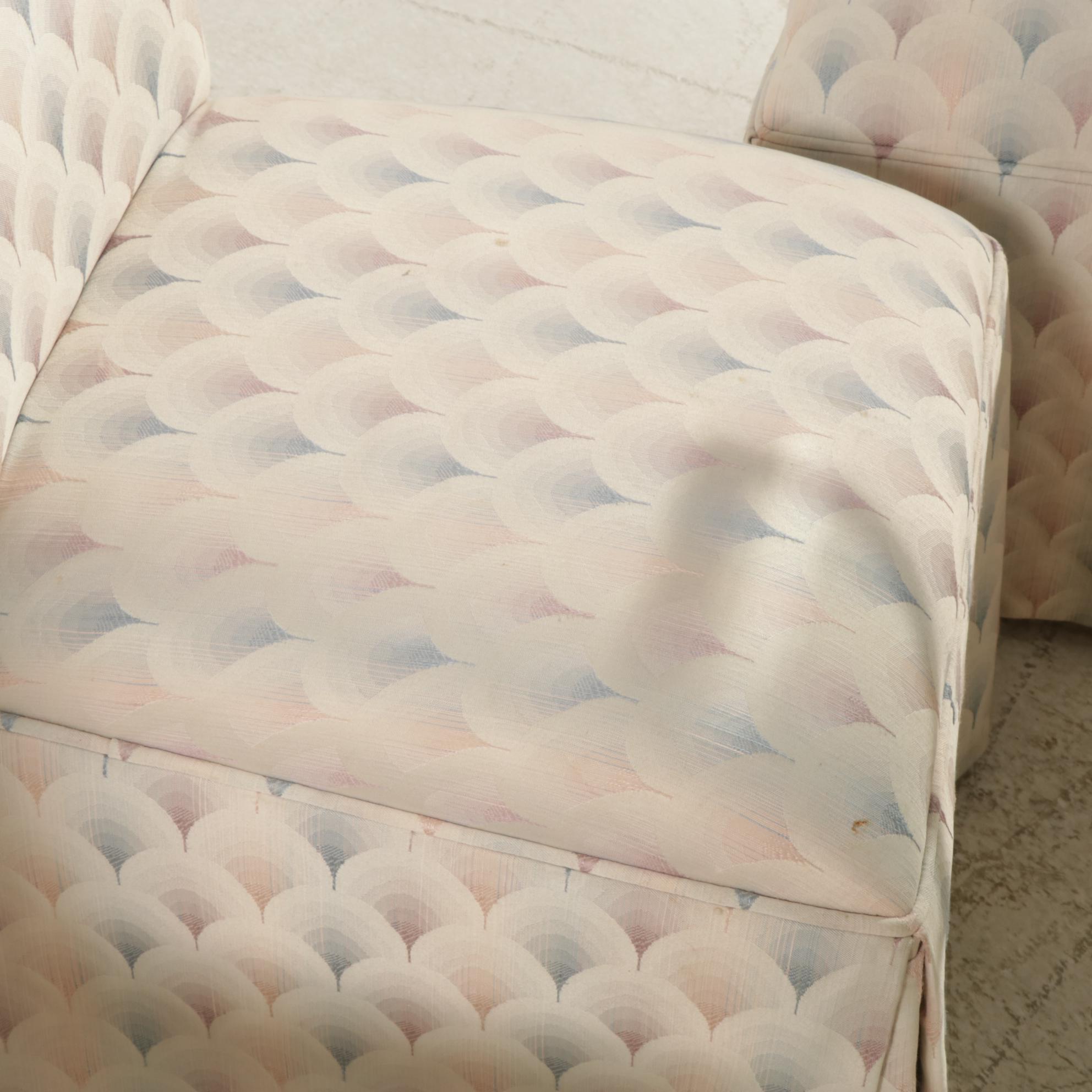 Set of Six Scrolled Back Dining Room Chairs