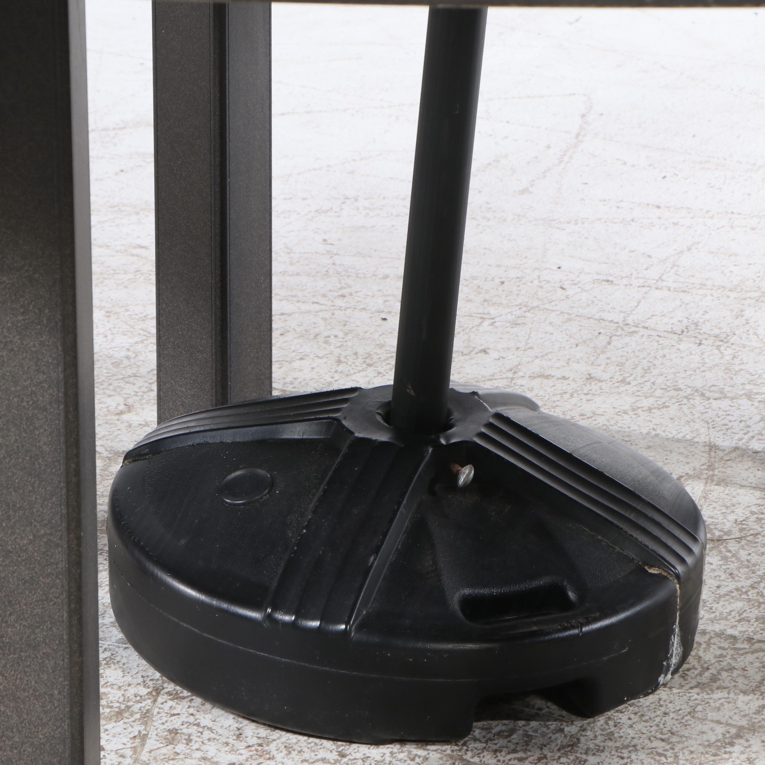 Contemporary Patio Dining Set with Umbrella