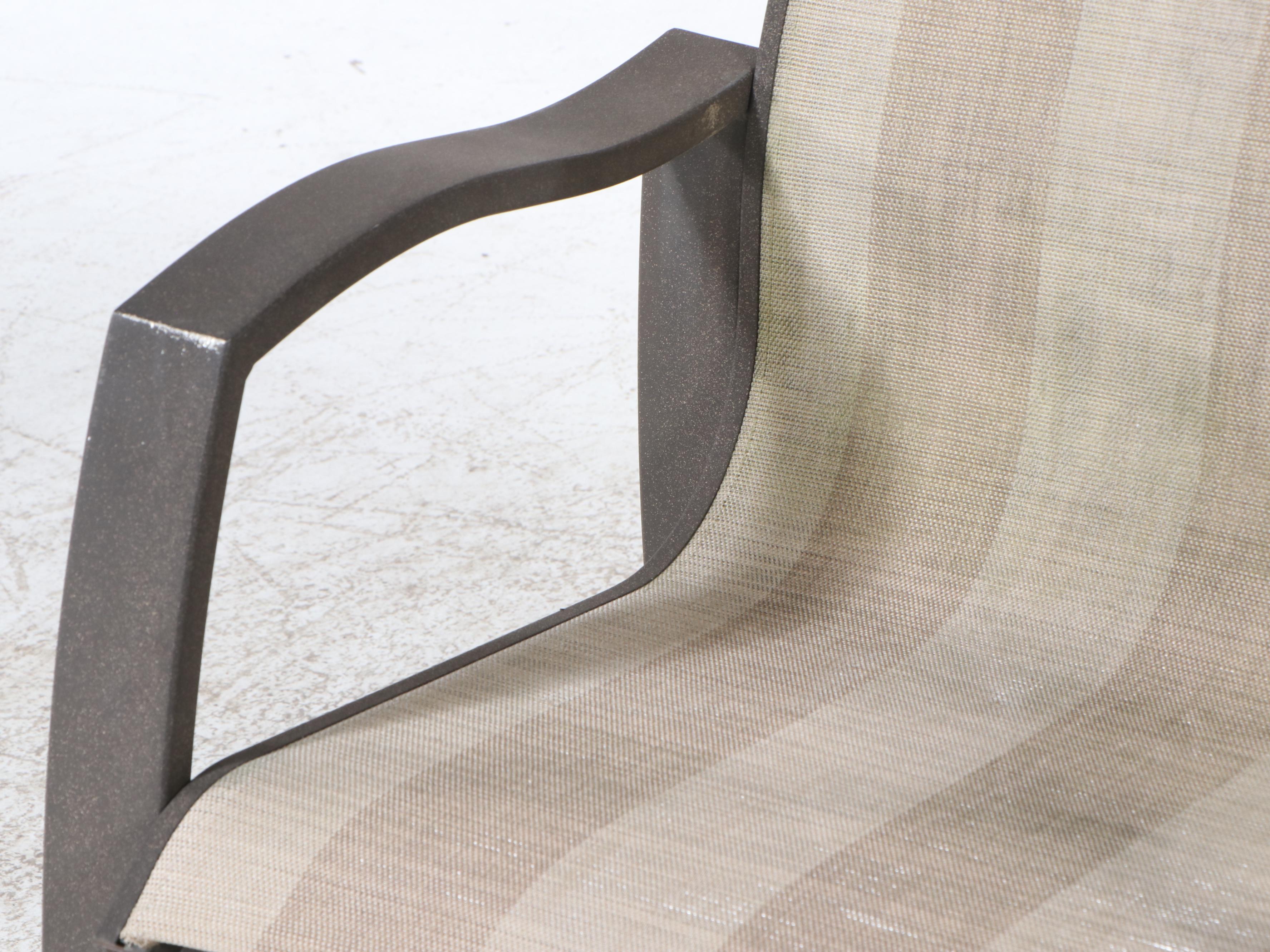 Contemporary Patio Dining Set with Umbrella