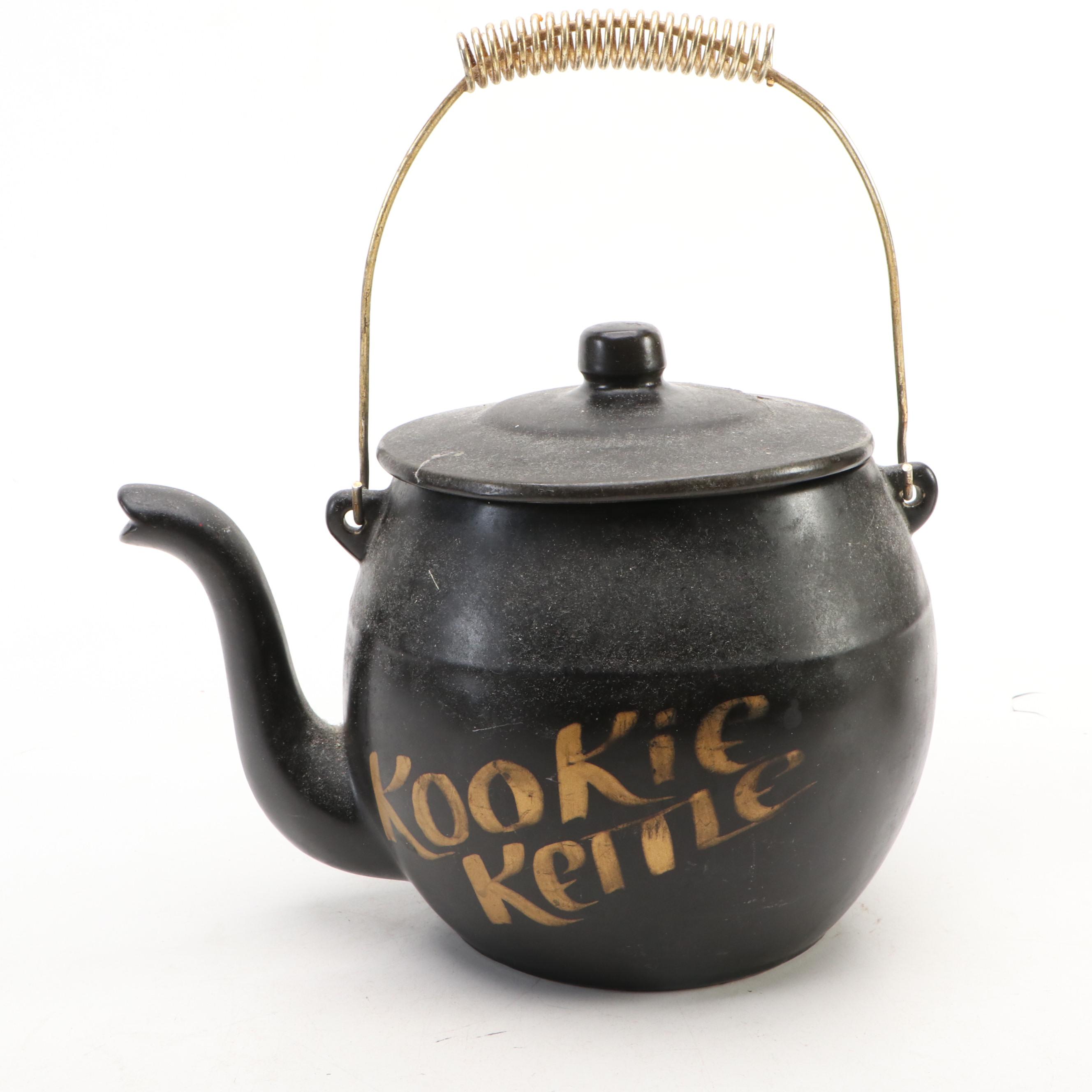 McCoy "Kookie Kettle" Ceramic Jar, Bromwell's Flour Sifter and More