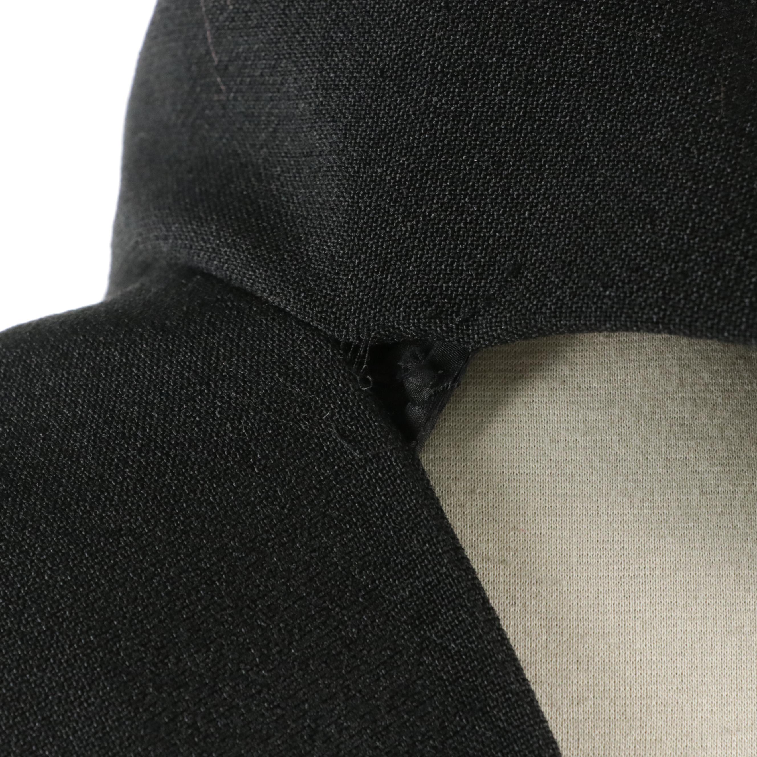 Yves Saint Laurent Black Wool Sheath Dress from the 2008 Autumn Collection