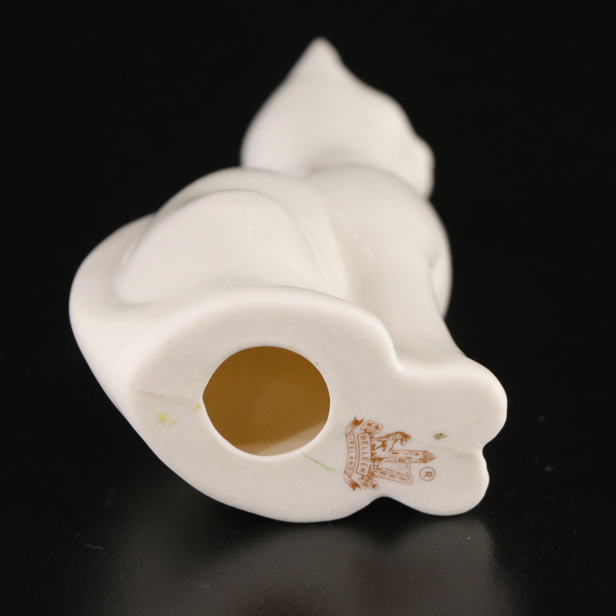 Lenox "Eye to Eye" and China Jewels Cat with Belleek Porcelain Cat Figurine