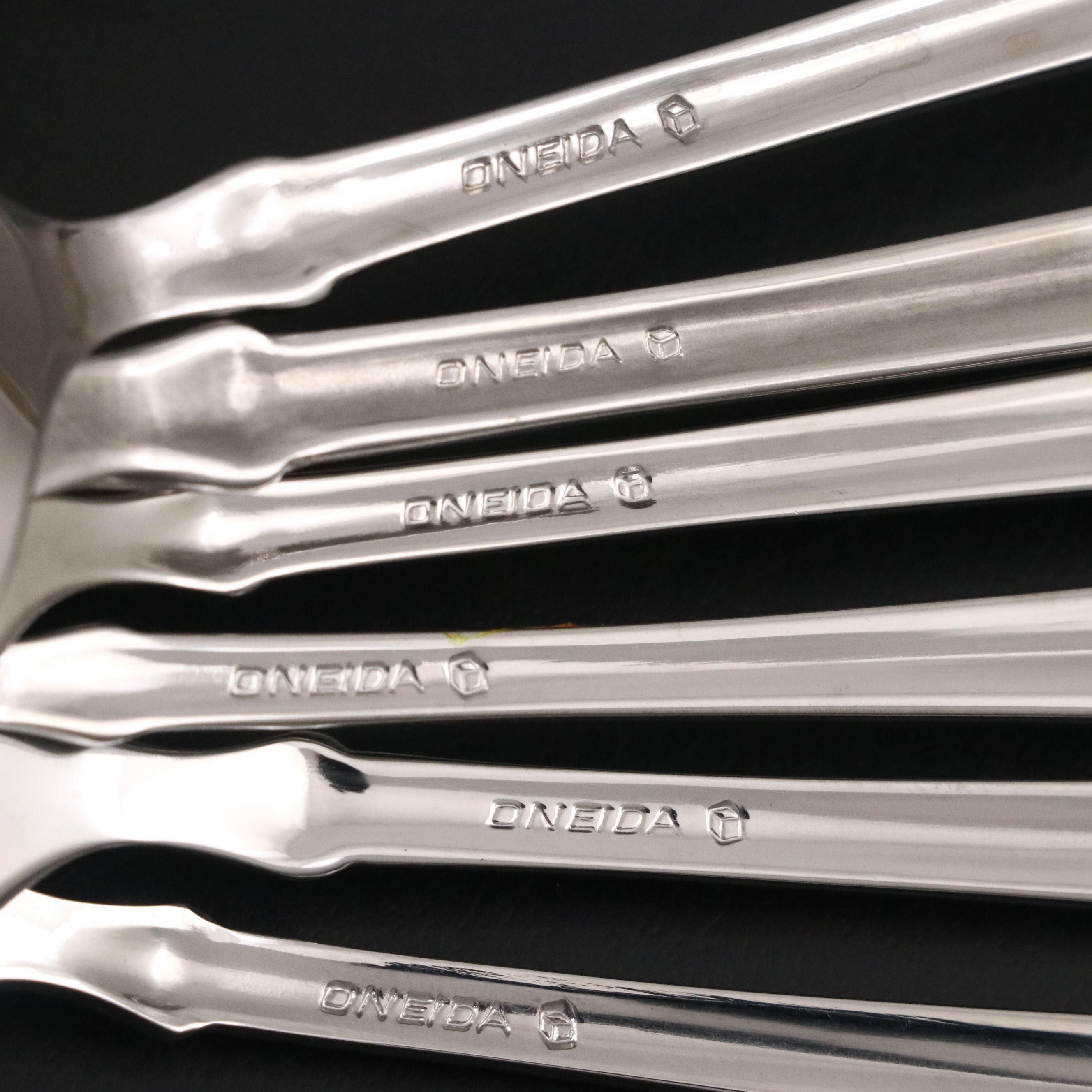 Oneida "Golden Juilliard"  Stainless Steel Flatware and Storage Case