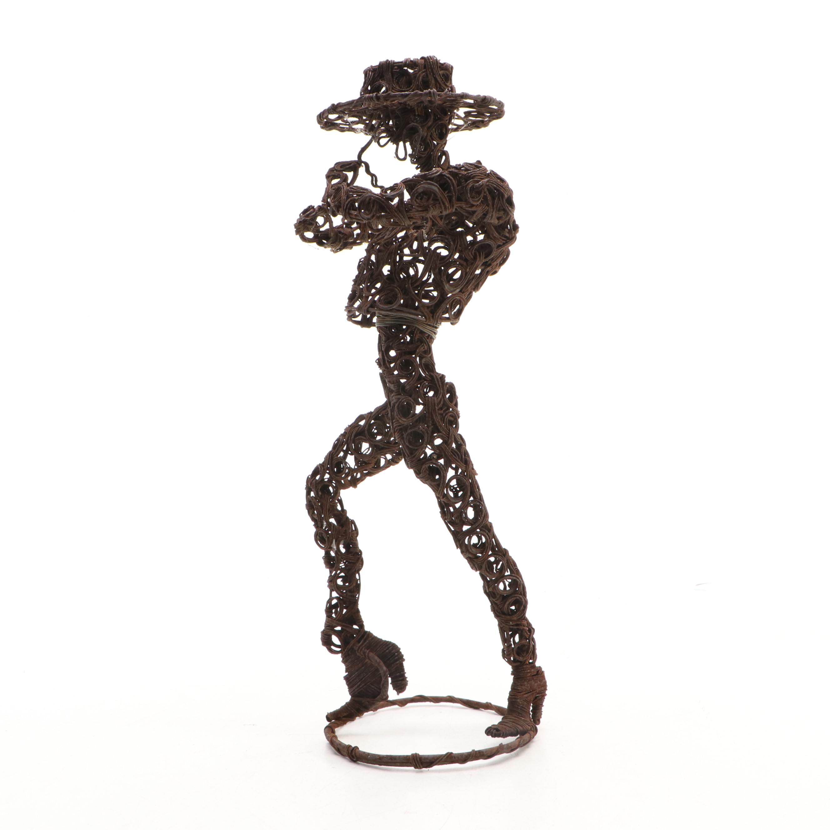 Spanish Matador Sculpted Wire Figure