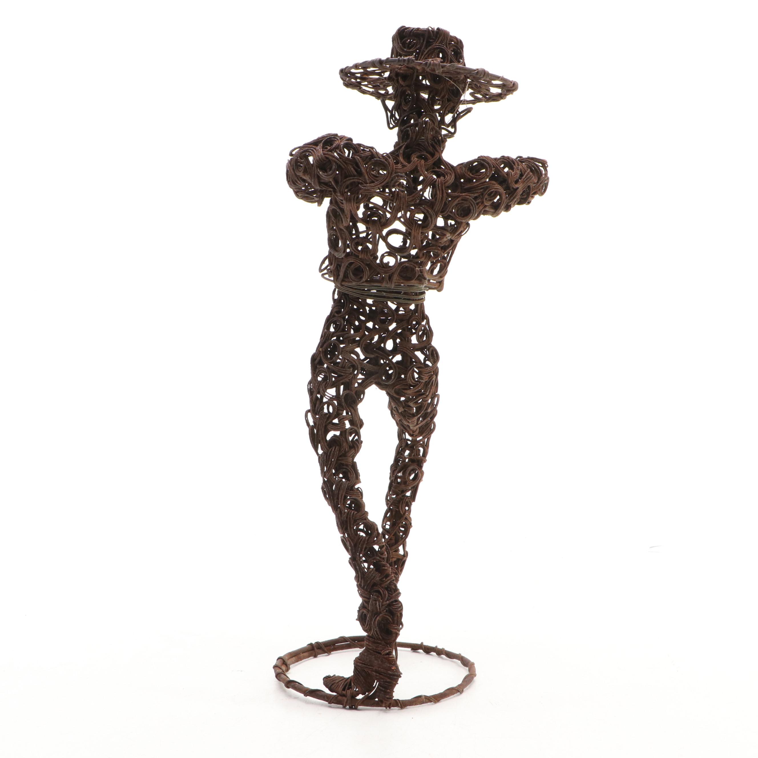 Spanish Matador Sculpted Wire Figure