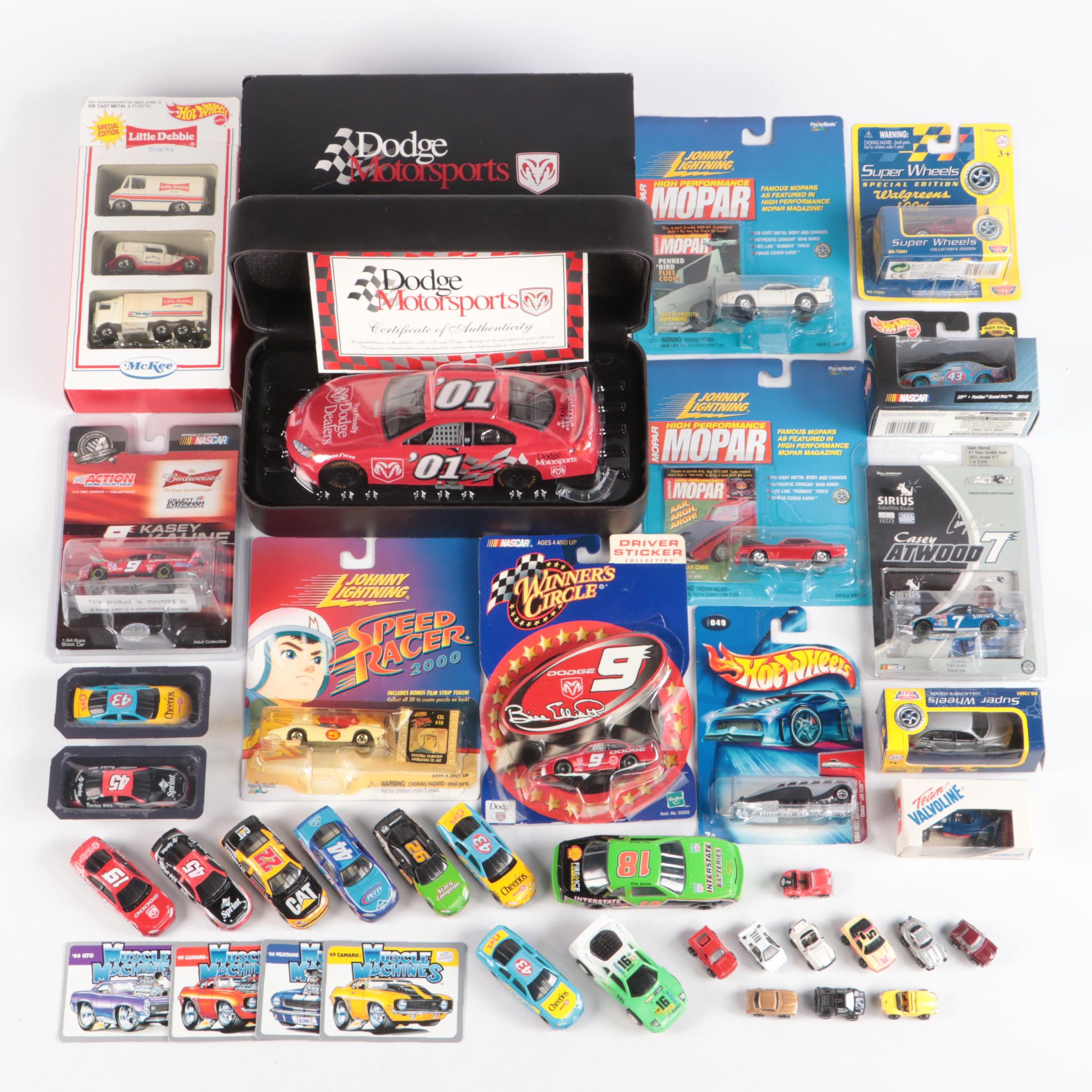 Hot Wheels and Diecast Car Collection Featuring Dodge Motorsports 1:24 Scale Car
