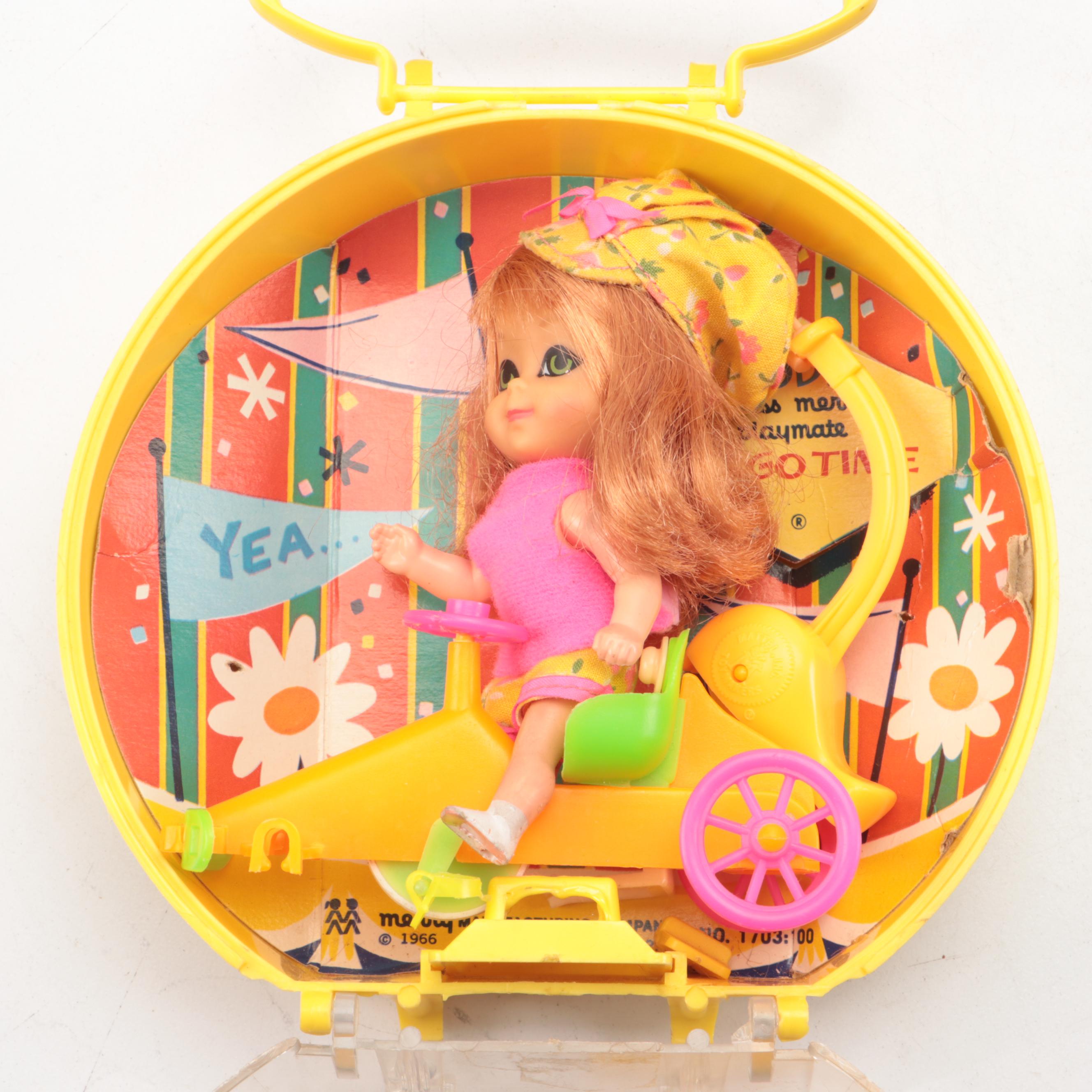 Mattel Bozo the Clown Doll and Snoopy Astronaut with Other Vintage Toys