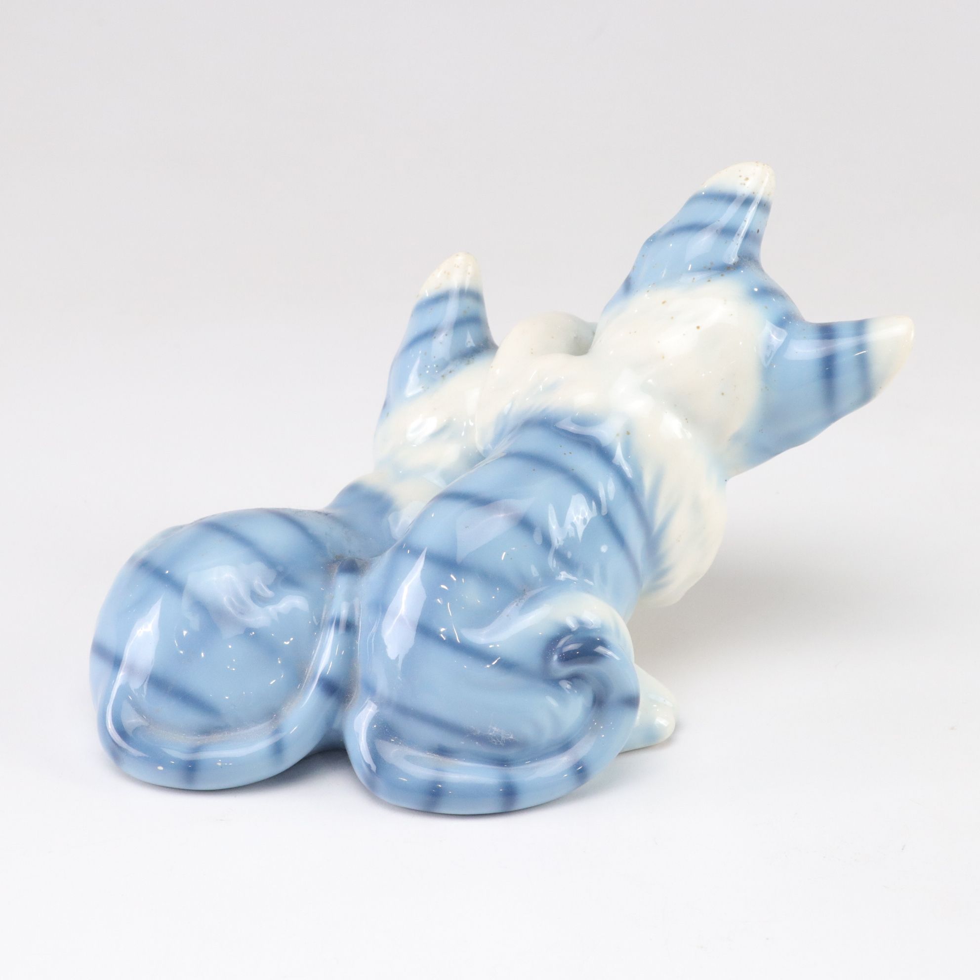 Hand Painted Porcelain Cat Figurines