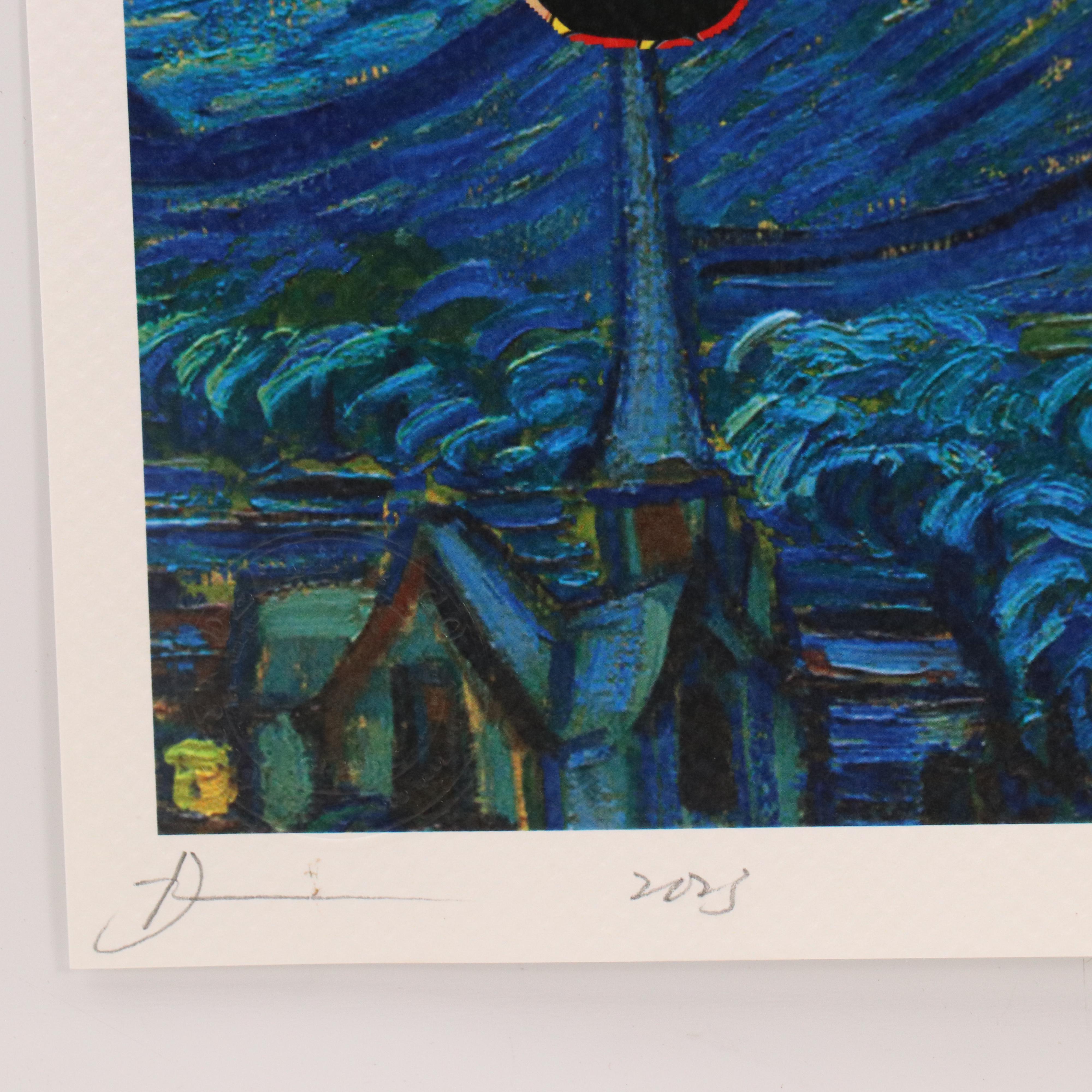 Death NYC Pop Art Digital Print Homage Murakami x VW x Peanuts x Van Gogh, 2023