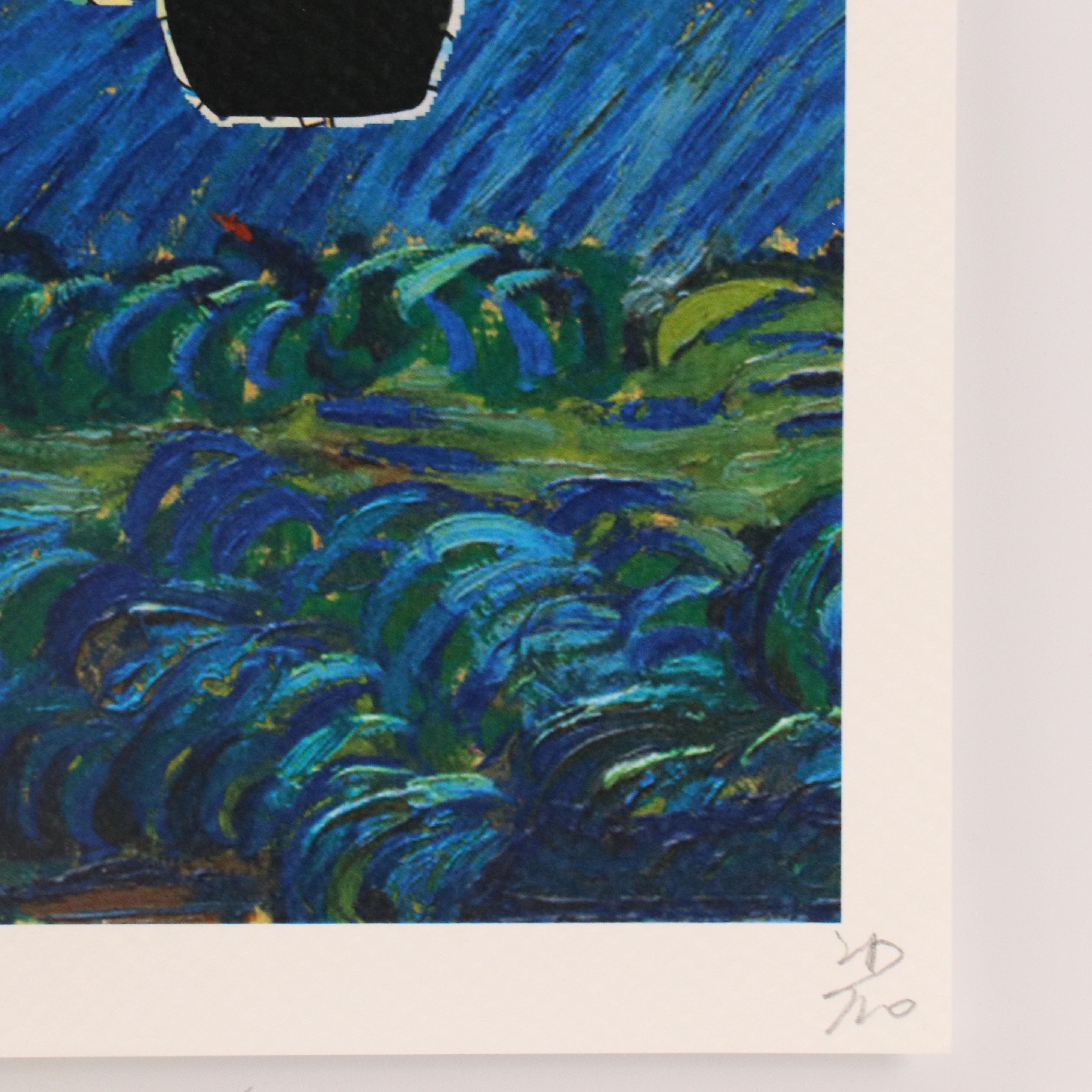 Death NYC Pop Art Digital Print Homage Murakami x VW x Peanuts x Van Gogh, 2023