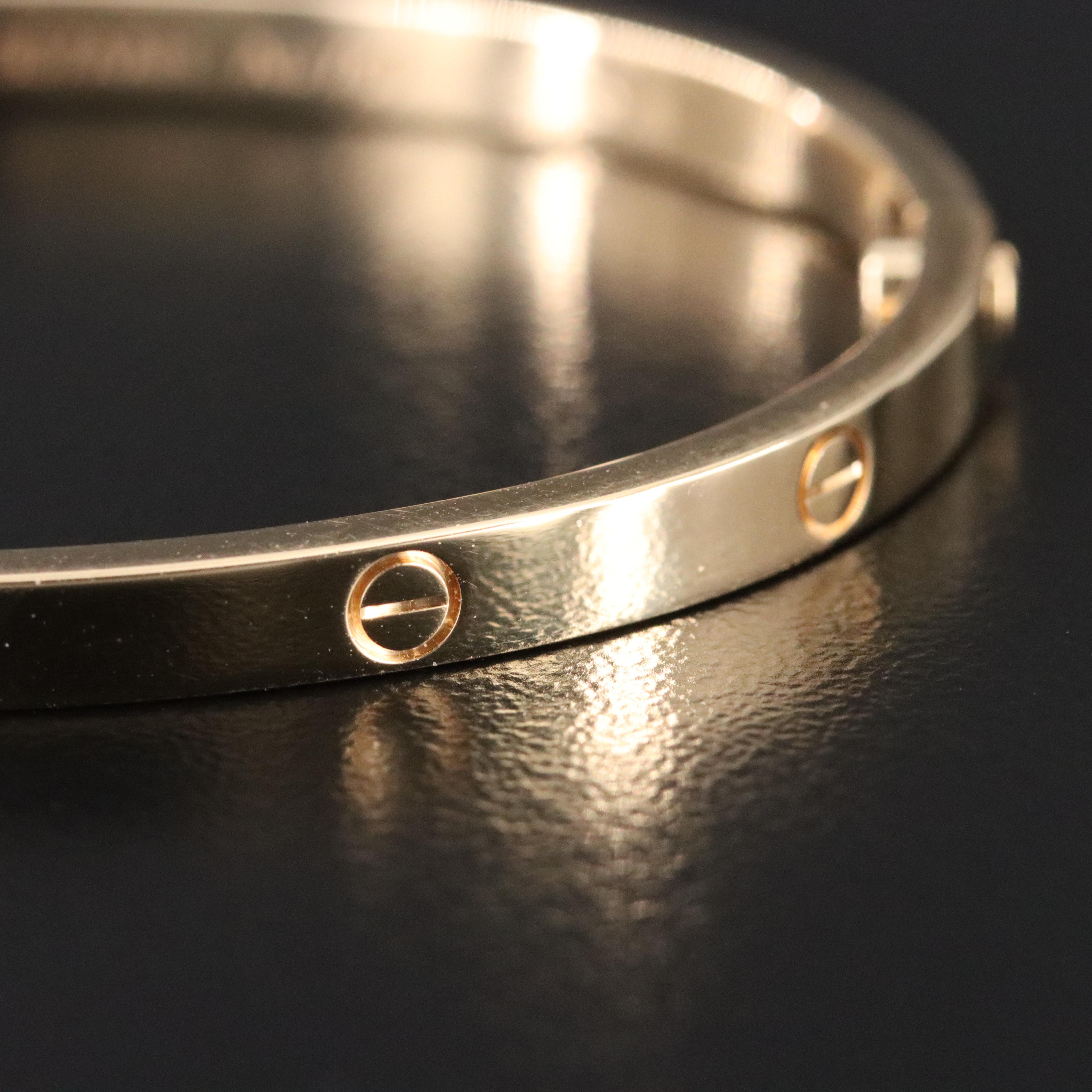 Cartier LOVE 18K Bracelet