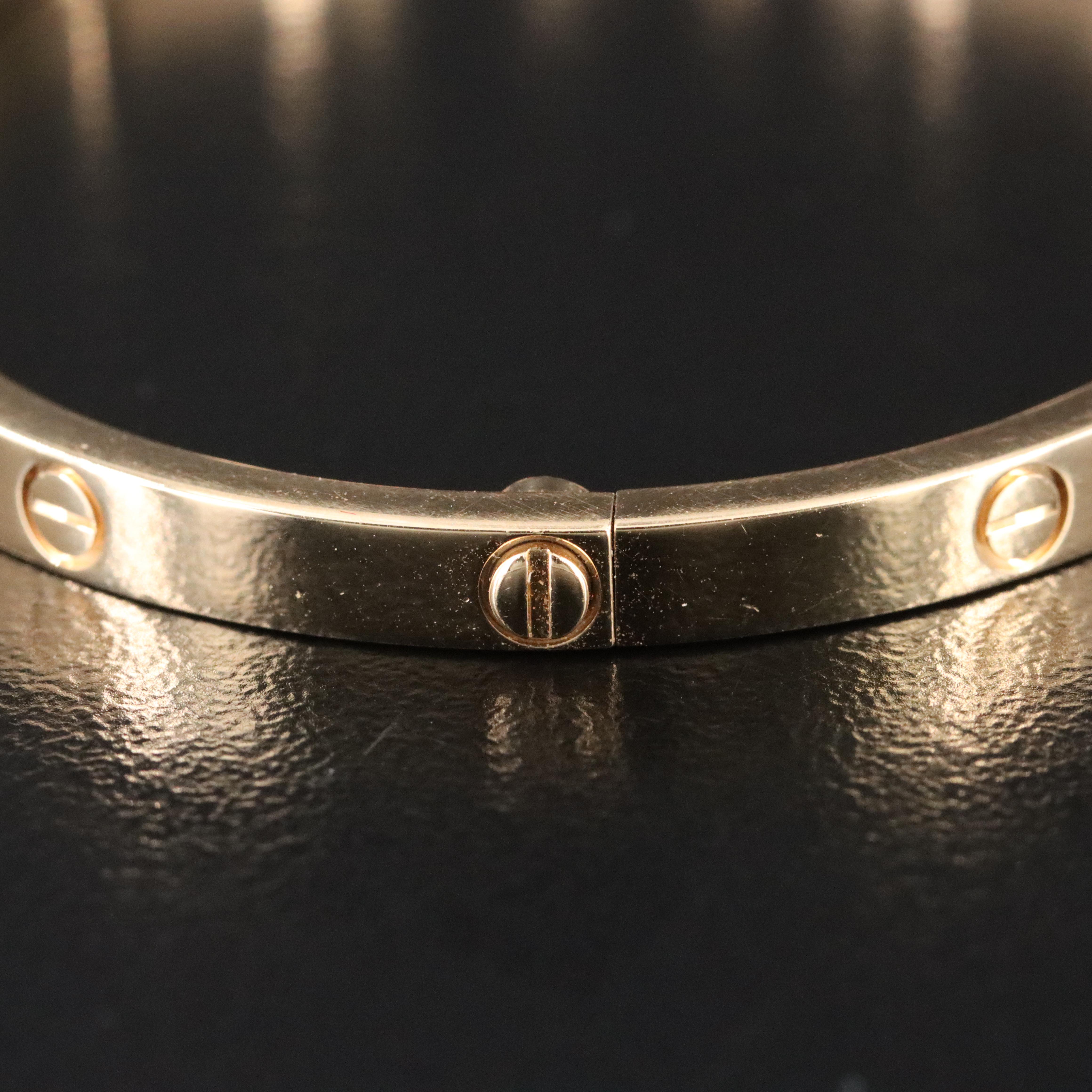 Cartier LOVE 18K Bracelet