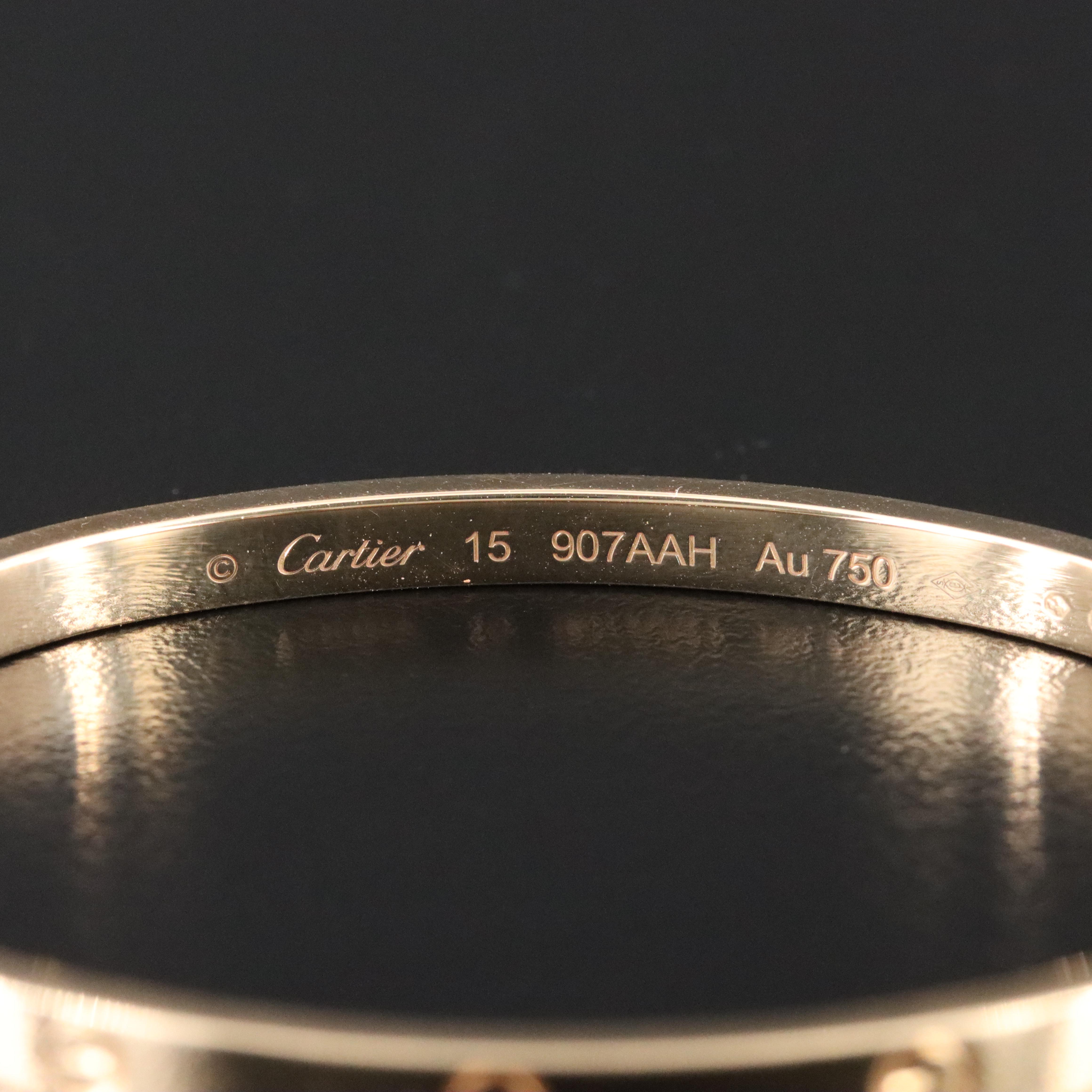 Cartier LOVE 18K Bracelet