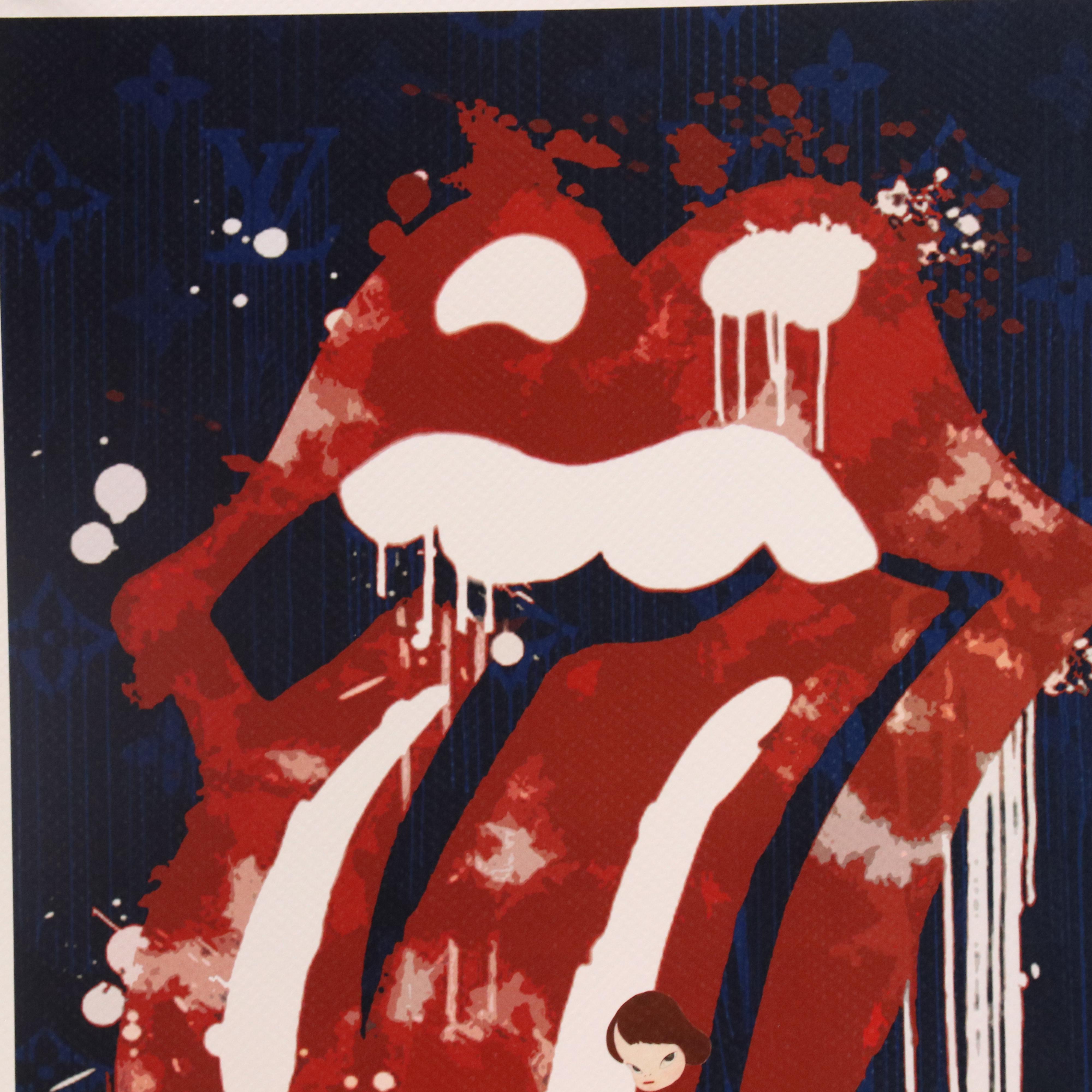 Death NYC Pop Art Digital Graphic Print Homage to Yoshitomo Nara x LV, 2024