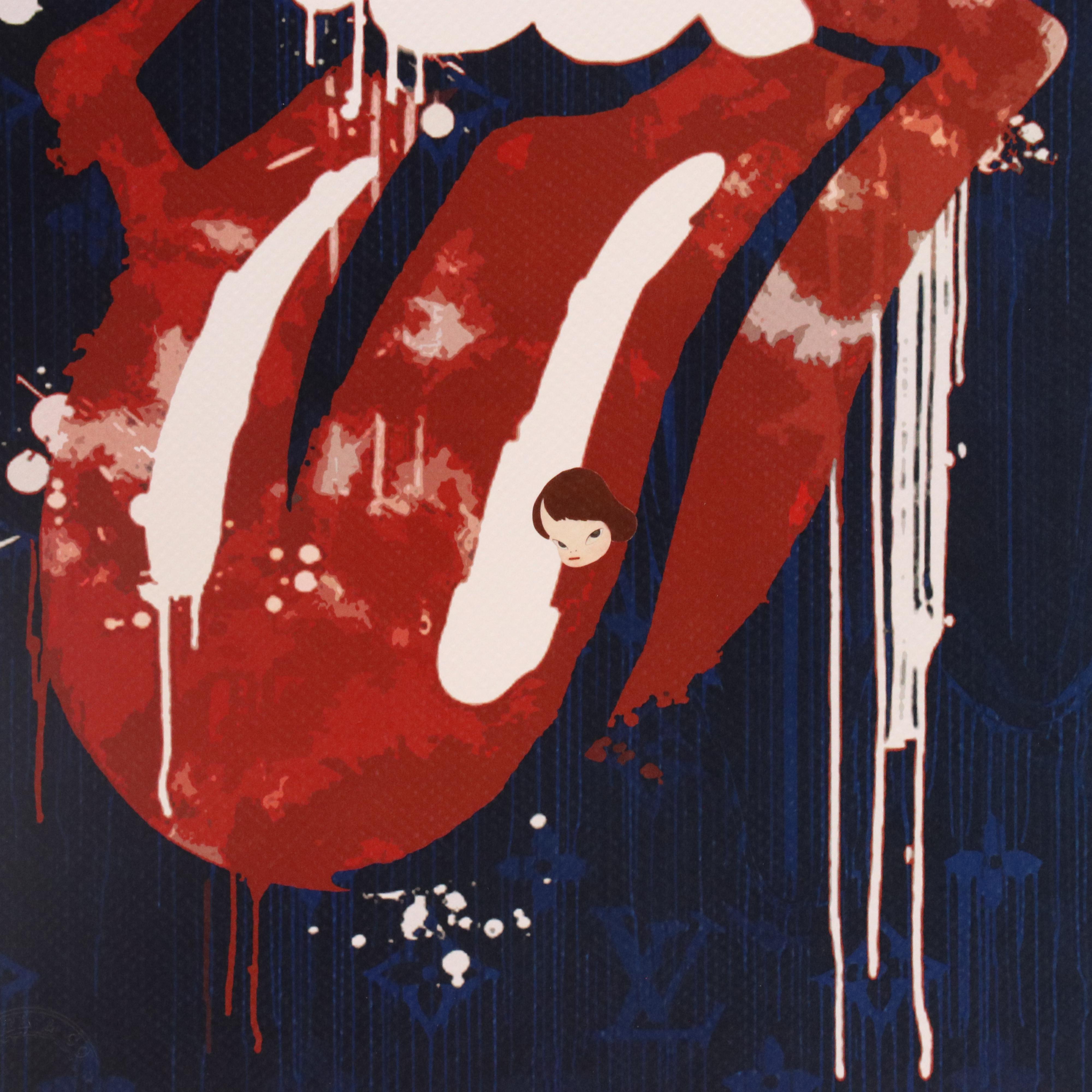 Death NYC Pop Art Digital Graphic Print Homage to Yoshitomo Nara x LV, 2024