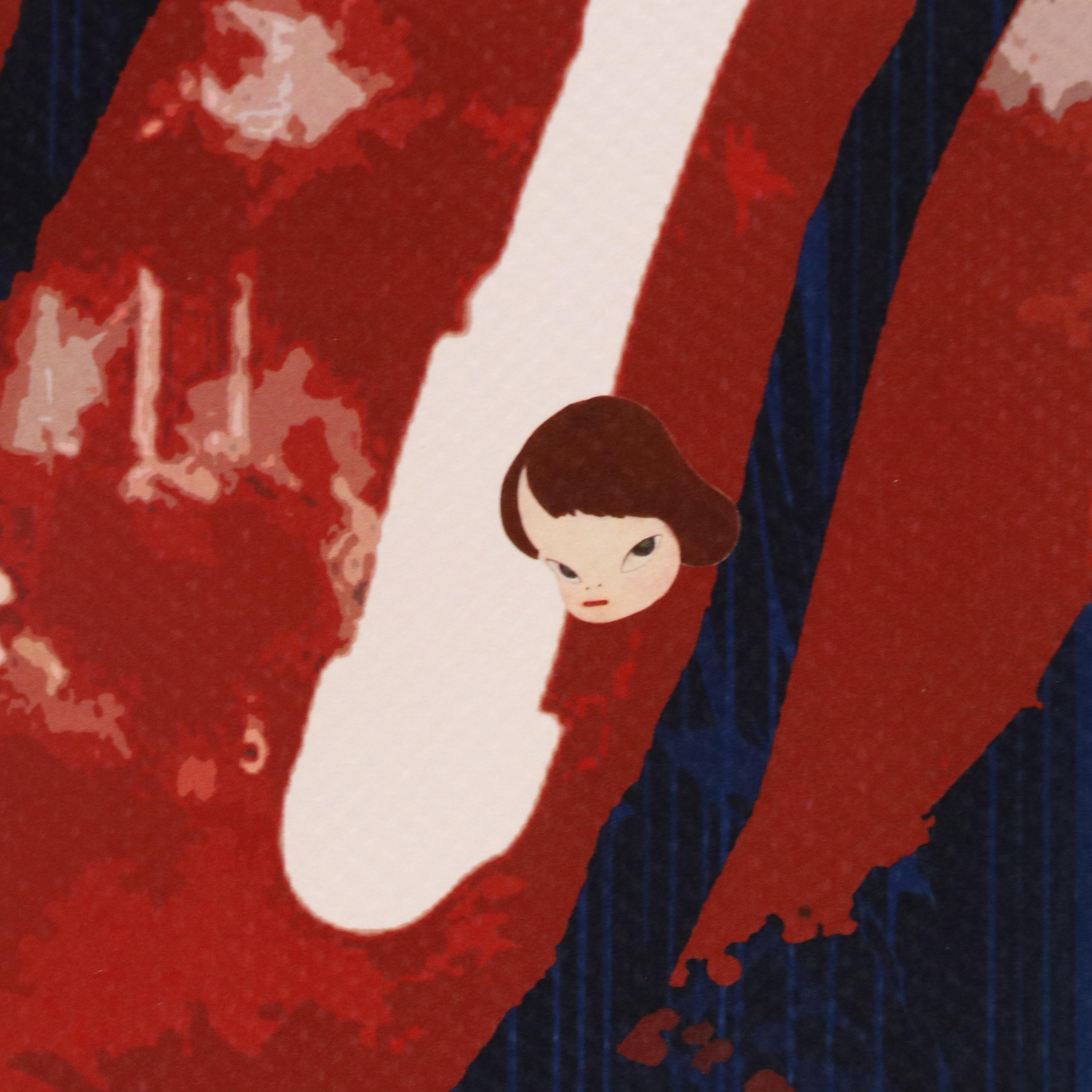 Death NYC Pop Art Digital Graphic Print Homage to Yoshitomo Nara x LV, 2024