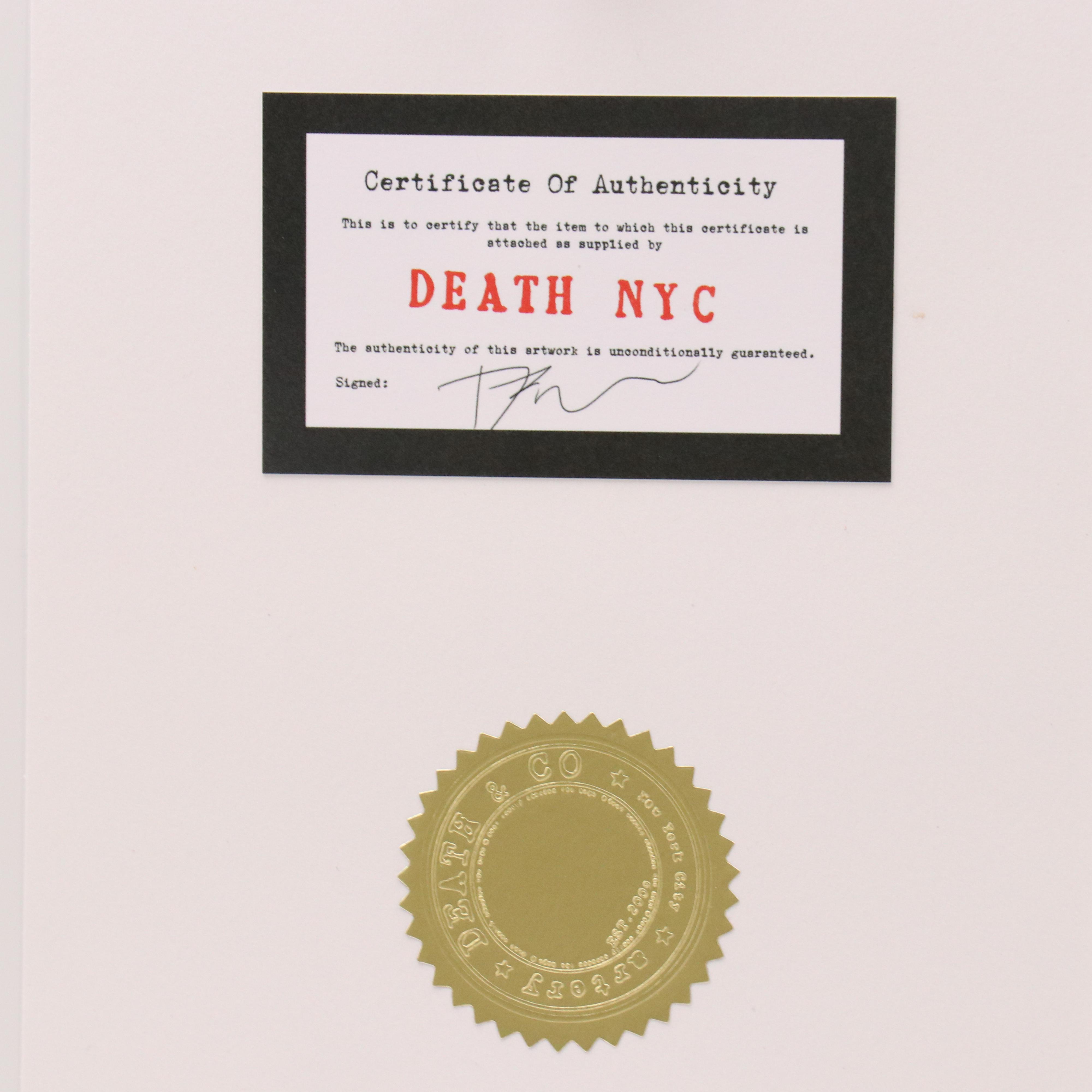 Death NYC Pop Art Digital Graphic Print Homage to Yoshitomo Nara x LV, 2024