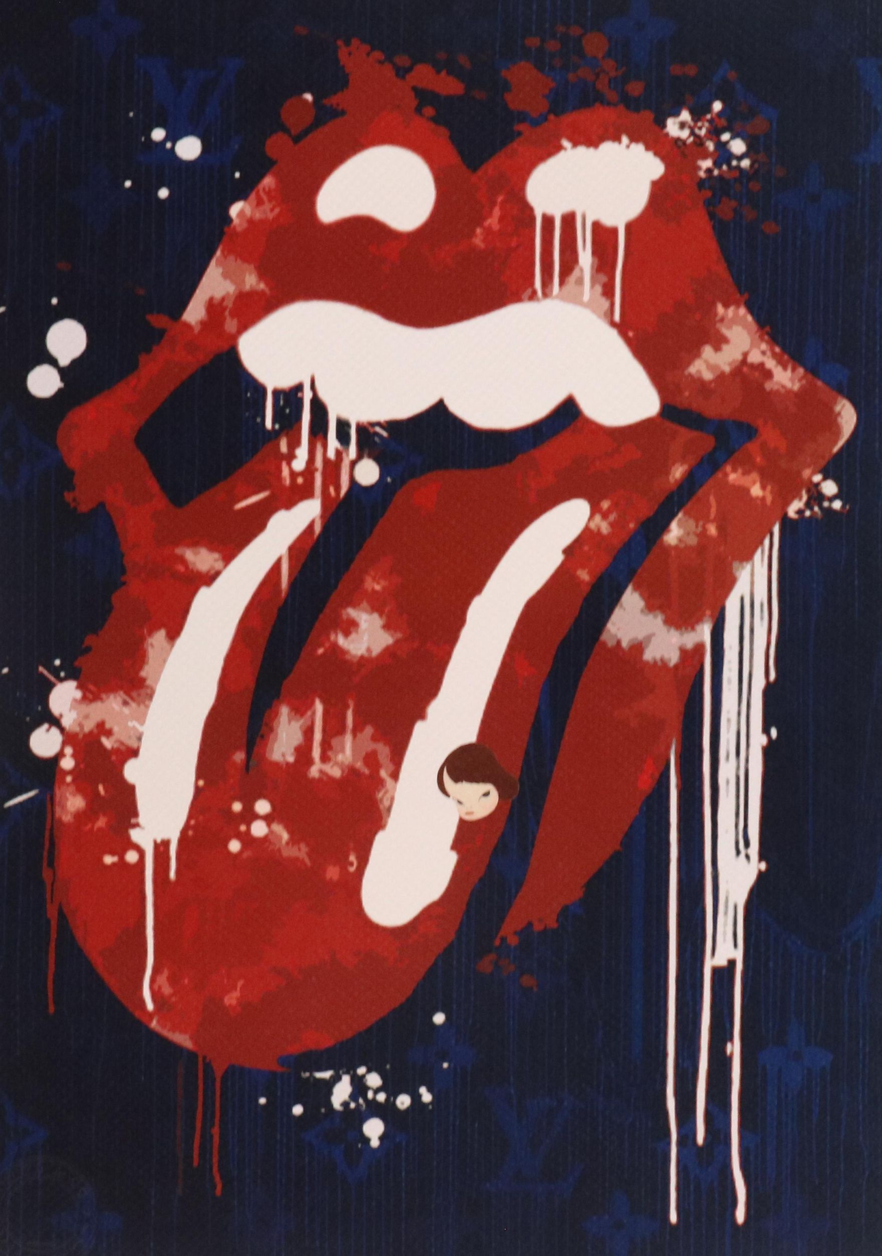 Death NYC Pop Art Digital Graphic Print Homage to Yoshitomo Nara x LV, 2024