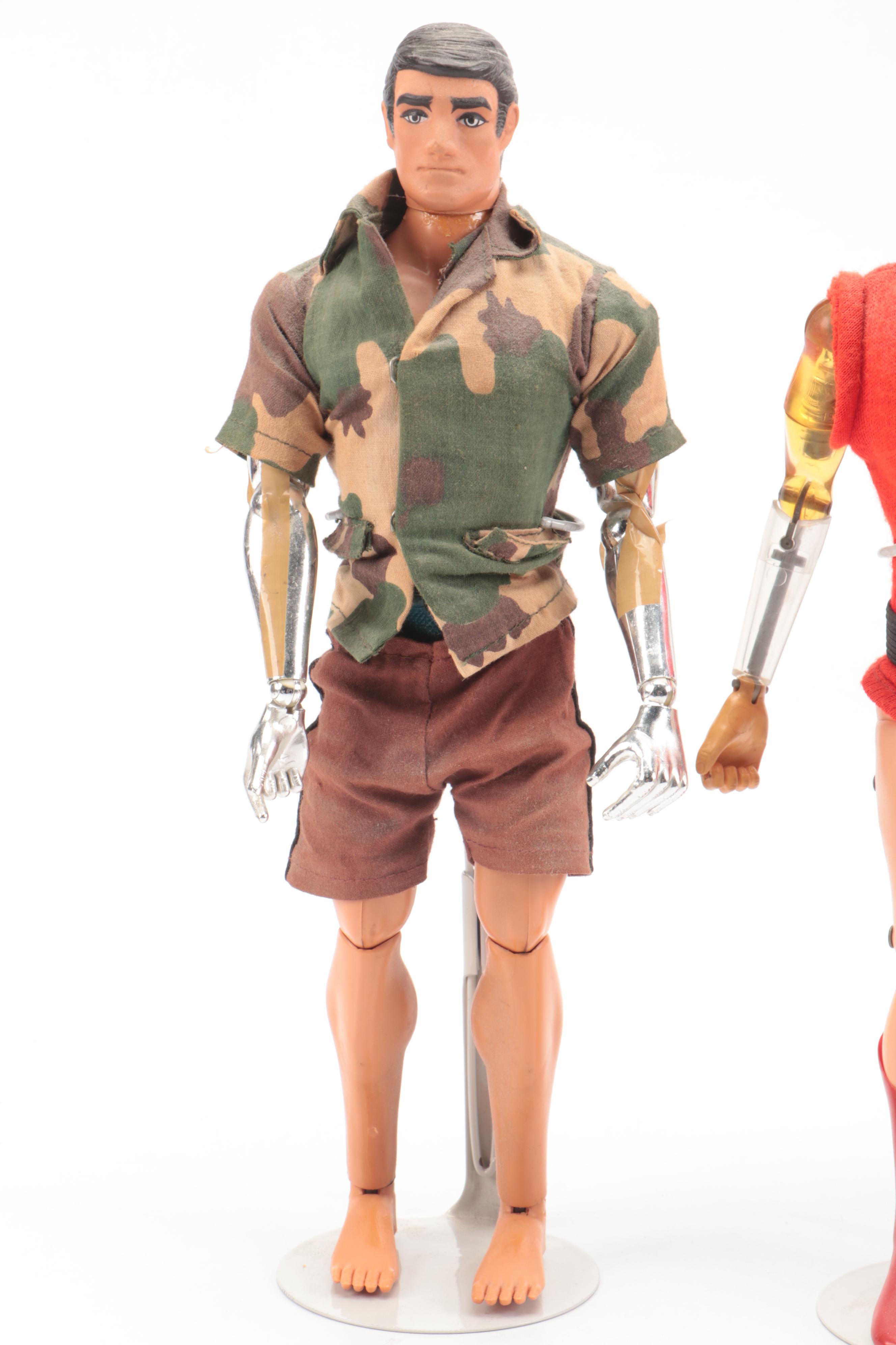 Hasbro G.I. Joe "Bulletman" and "Atomic Man" with Other Action Figures