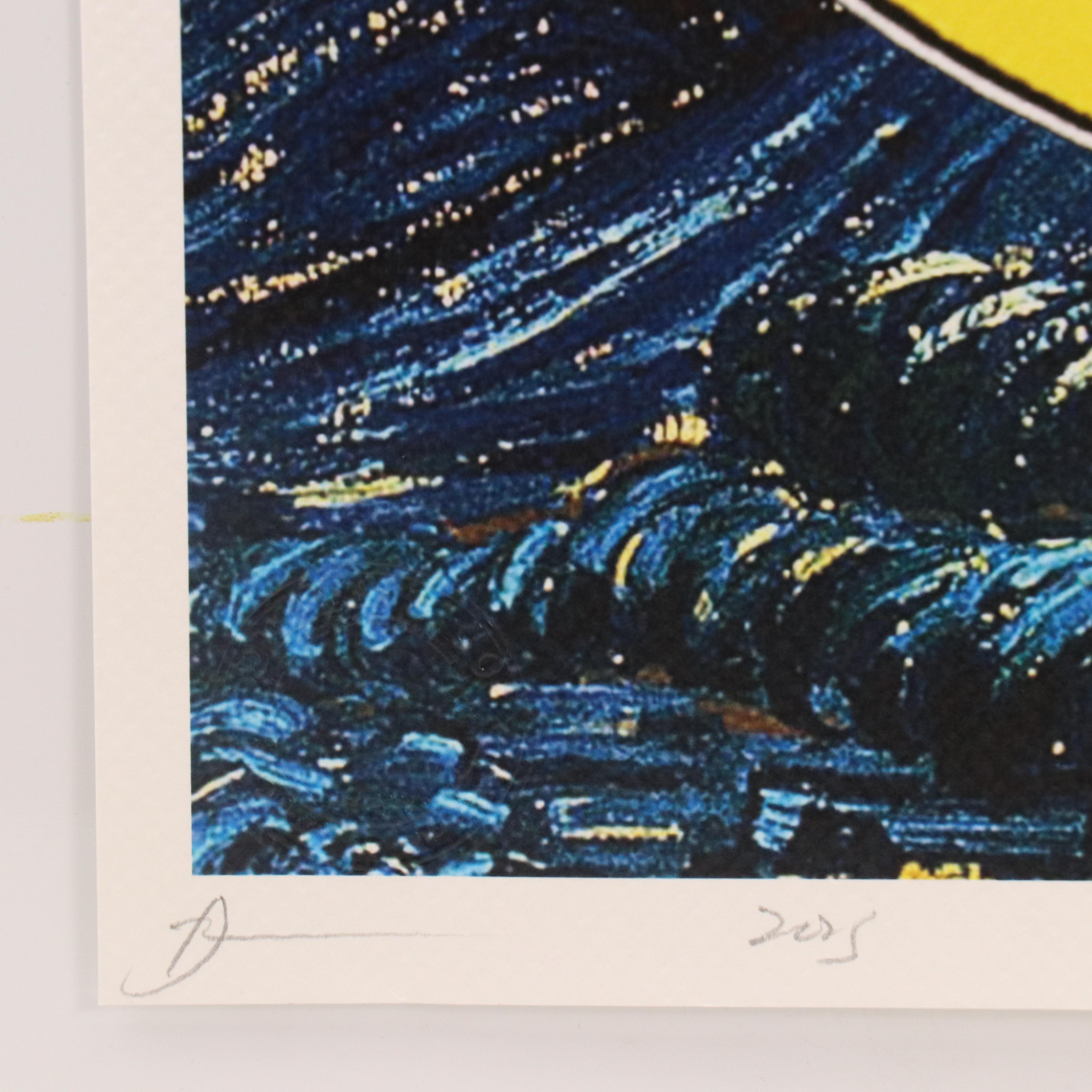 Death NYC Pop Art Graphic Print "I Love You to the Moon and Back," 2025