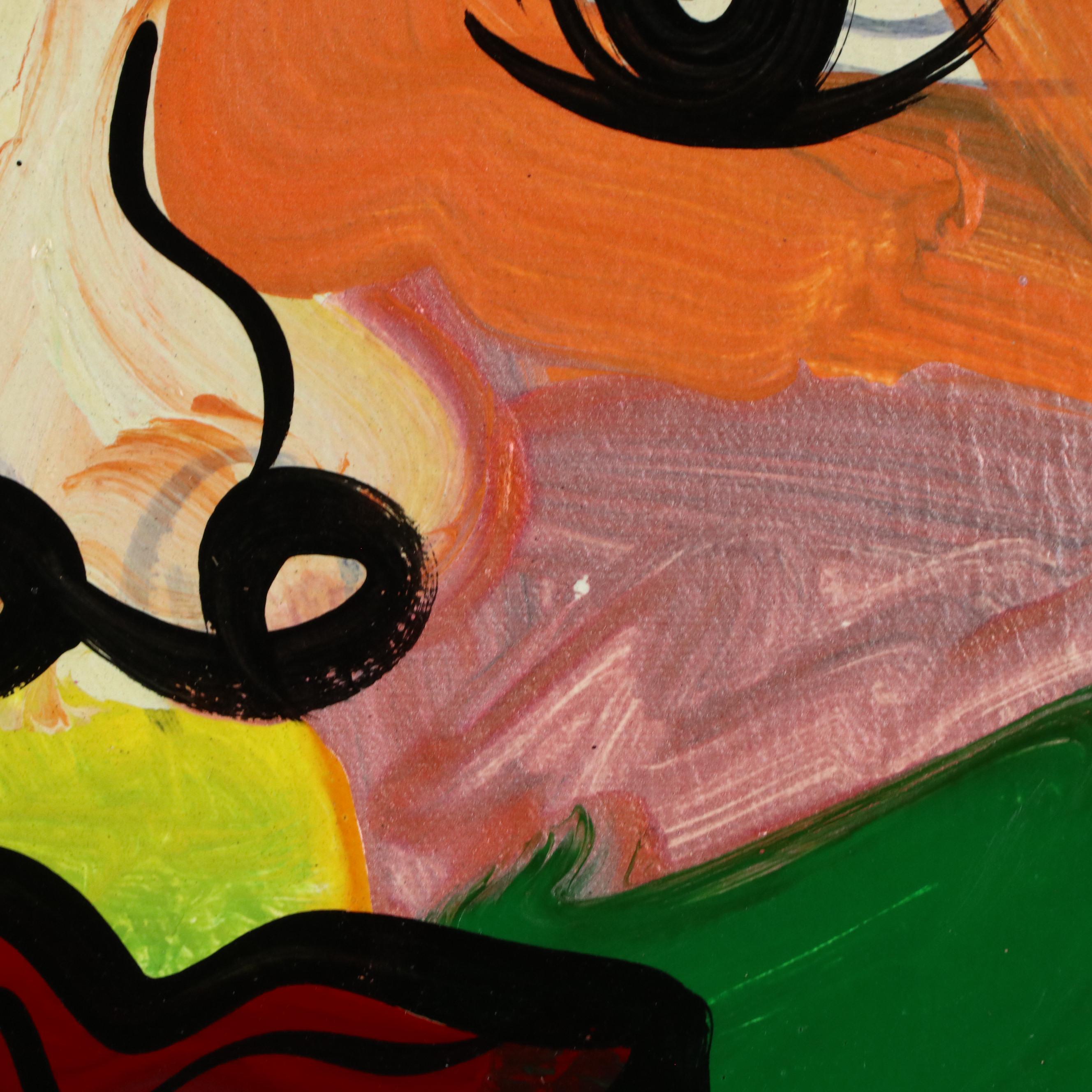 Peter Keil Abstract Acrylic Painting, 21st Century