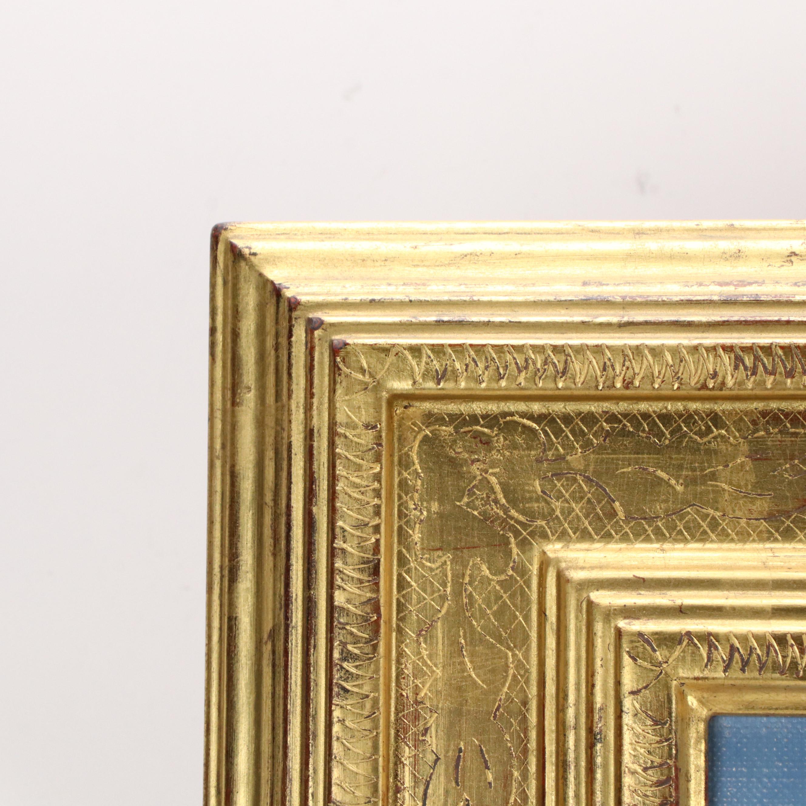 Robert Waltsak Mountainous Landscape Oil Painting of Pastoral Scene "The Storm"