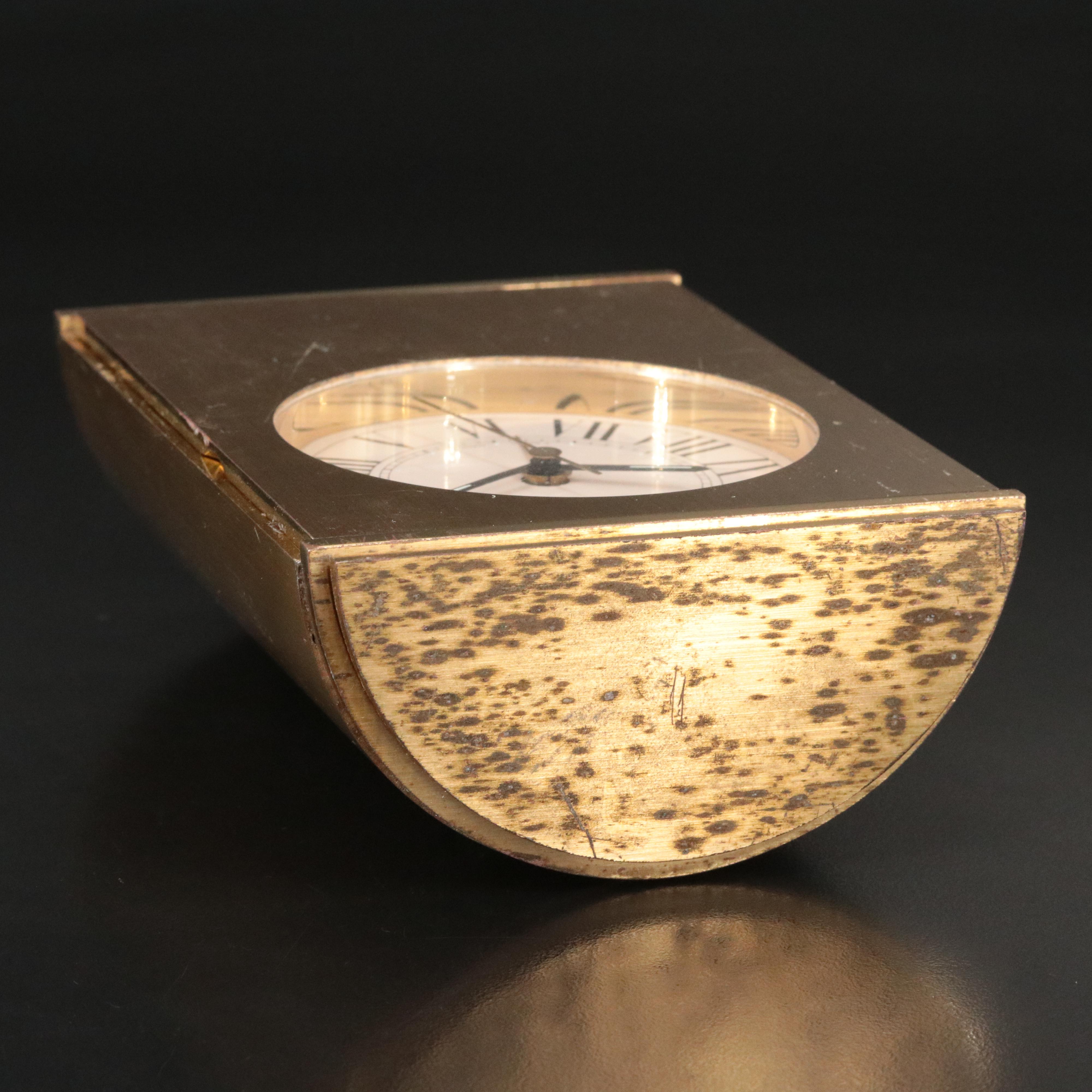 Tiffany & Co. Quartz Brass Alarm Clock