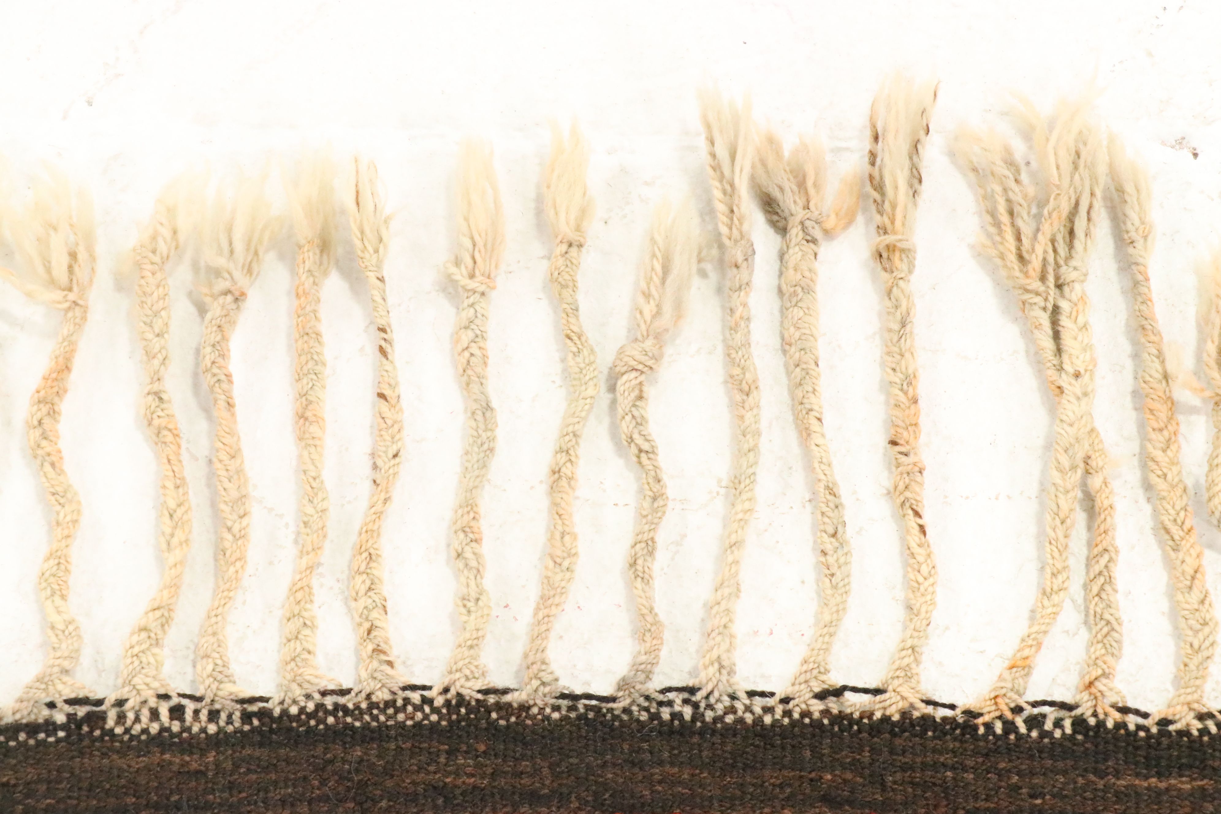 4'2 x 12'10 Hand-Knotted Moroccan Berber Long Rug