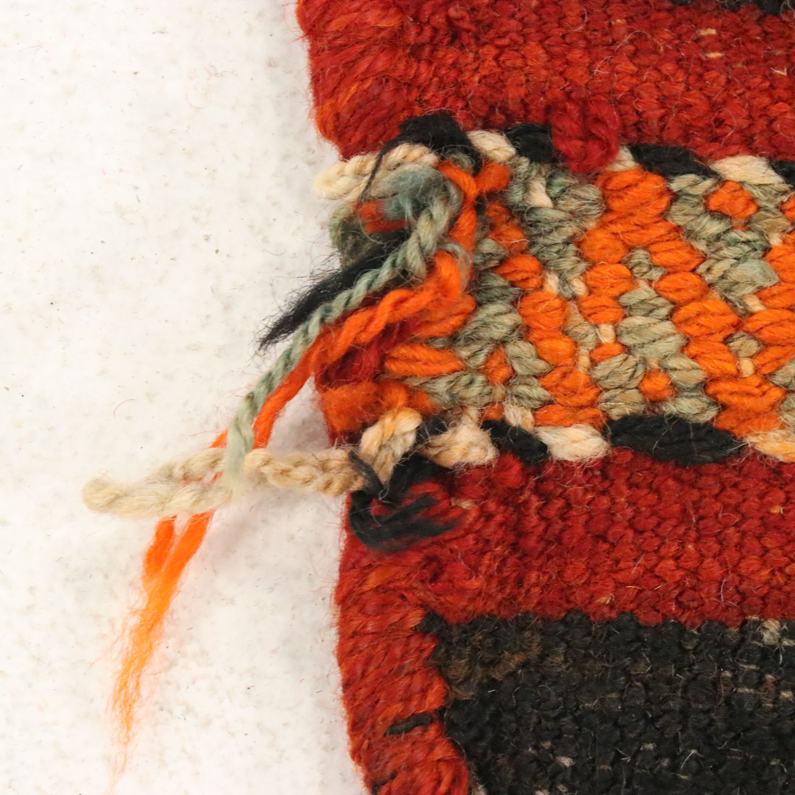 4'2 x 12'10 Hand-Knotted Moroccan Berber Long Rug