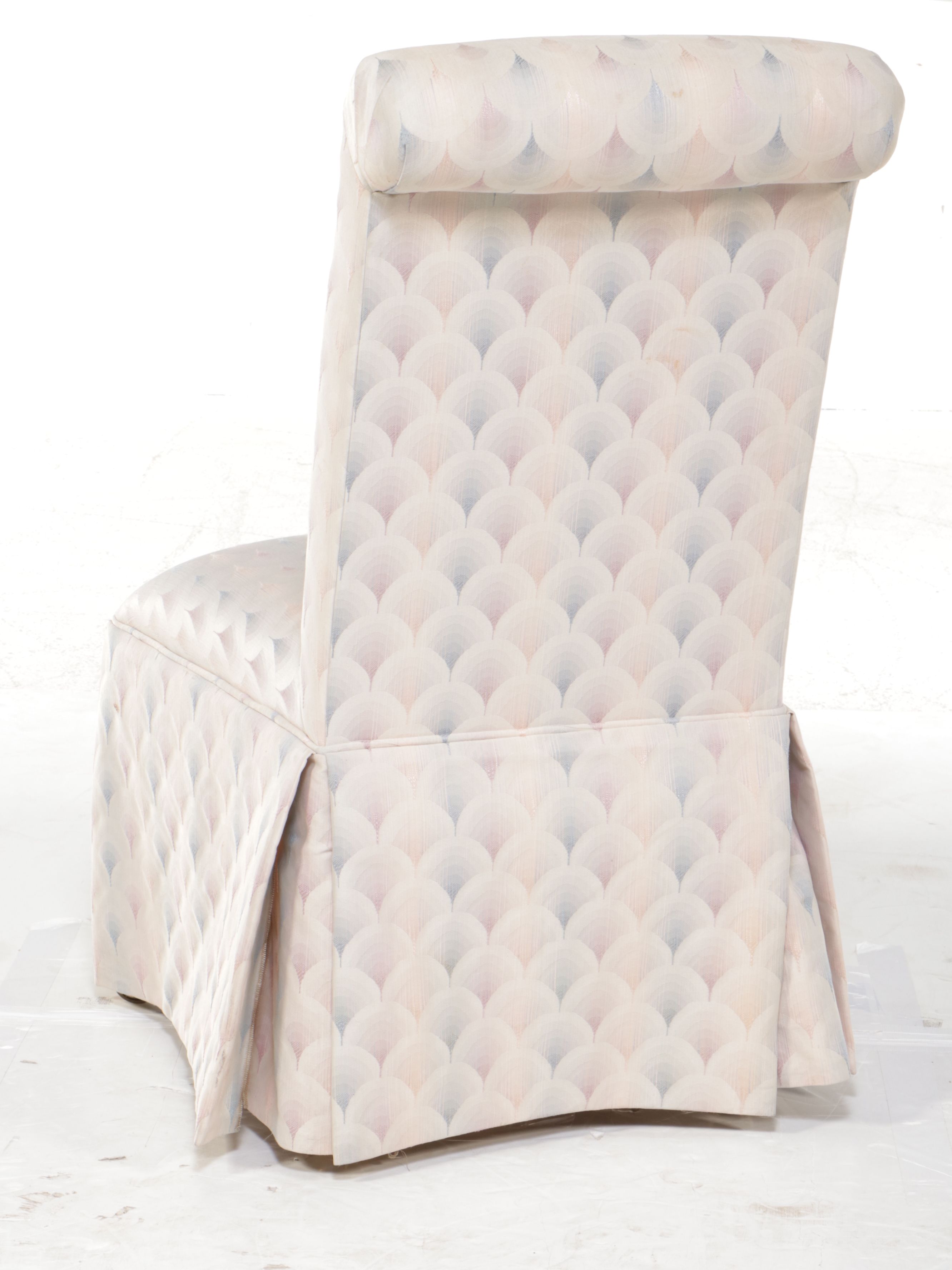 Set of Six Scrolled Back Dining Room Chairs