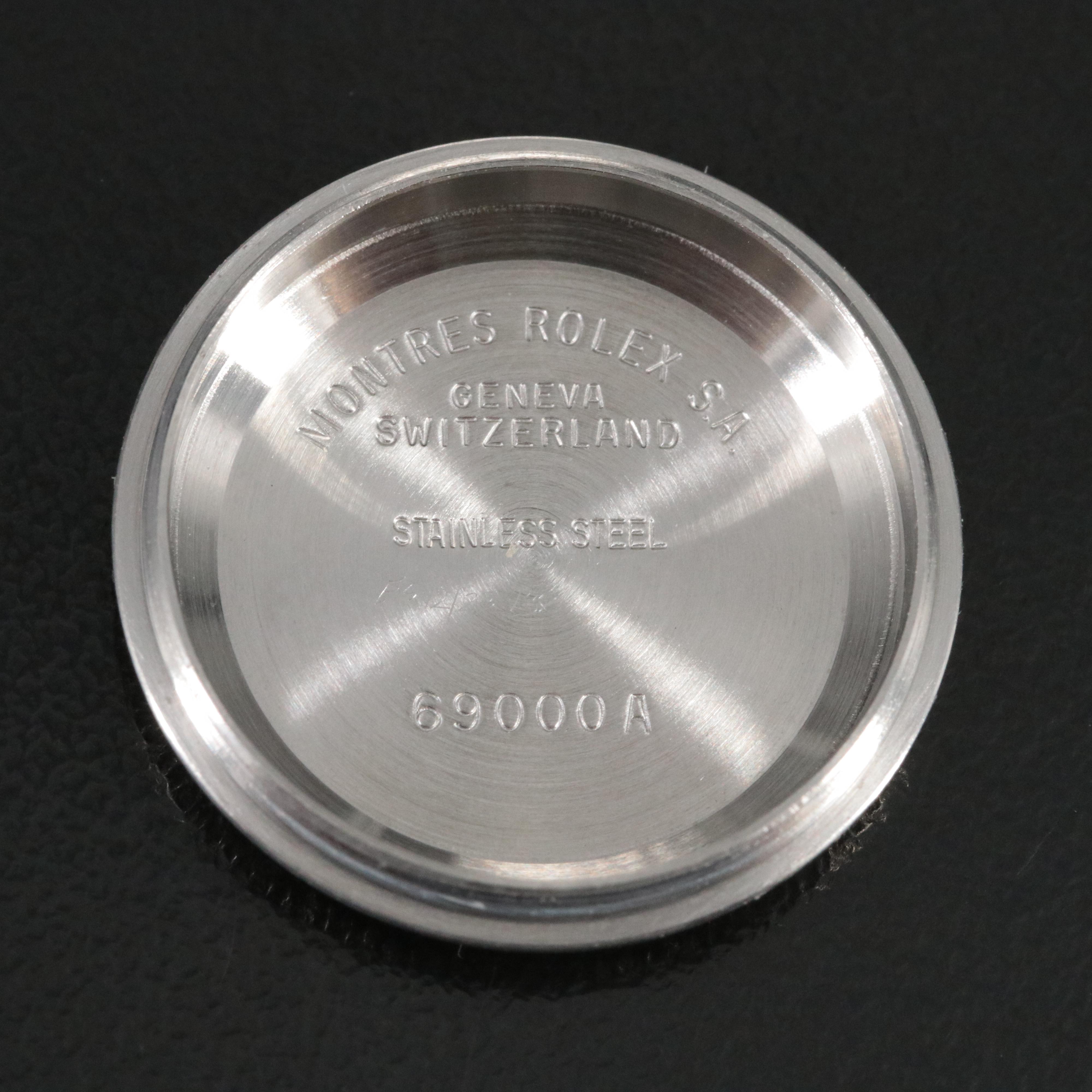 Rolex Oyster Perpetual Date 69240 White 26mm Steel Automatic Watch c.1988