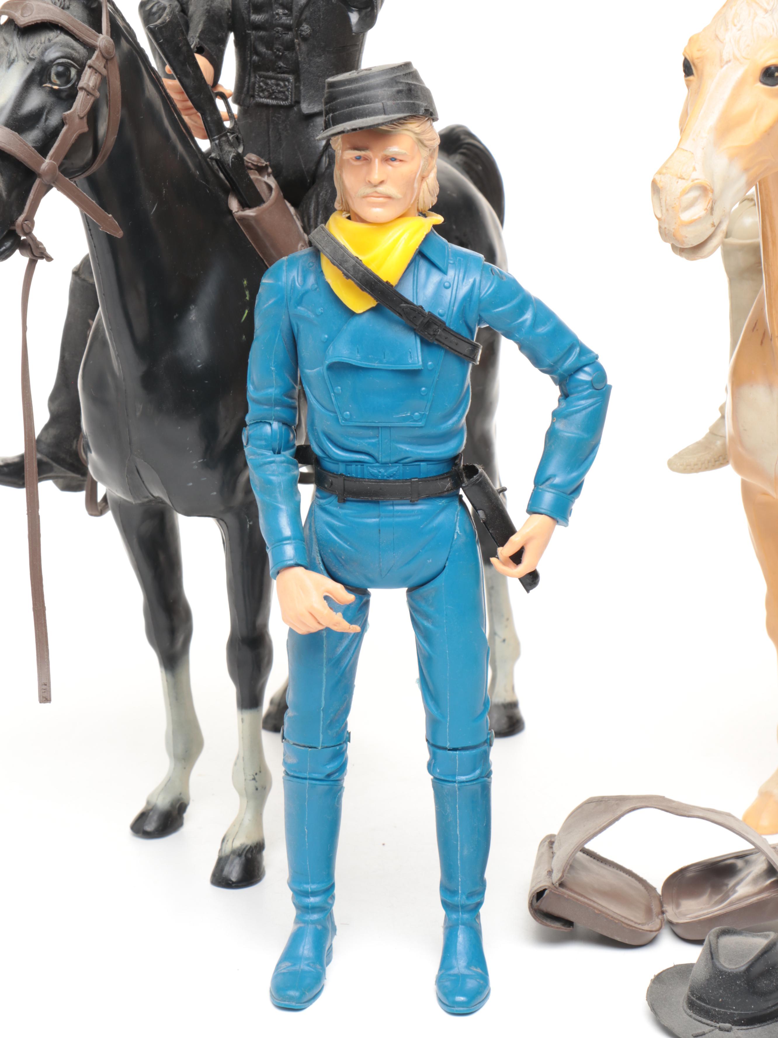 Marx Toys "Best of the West" Action Figures and Horses