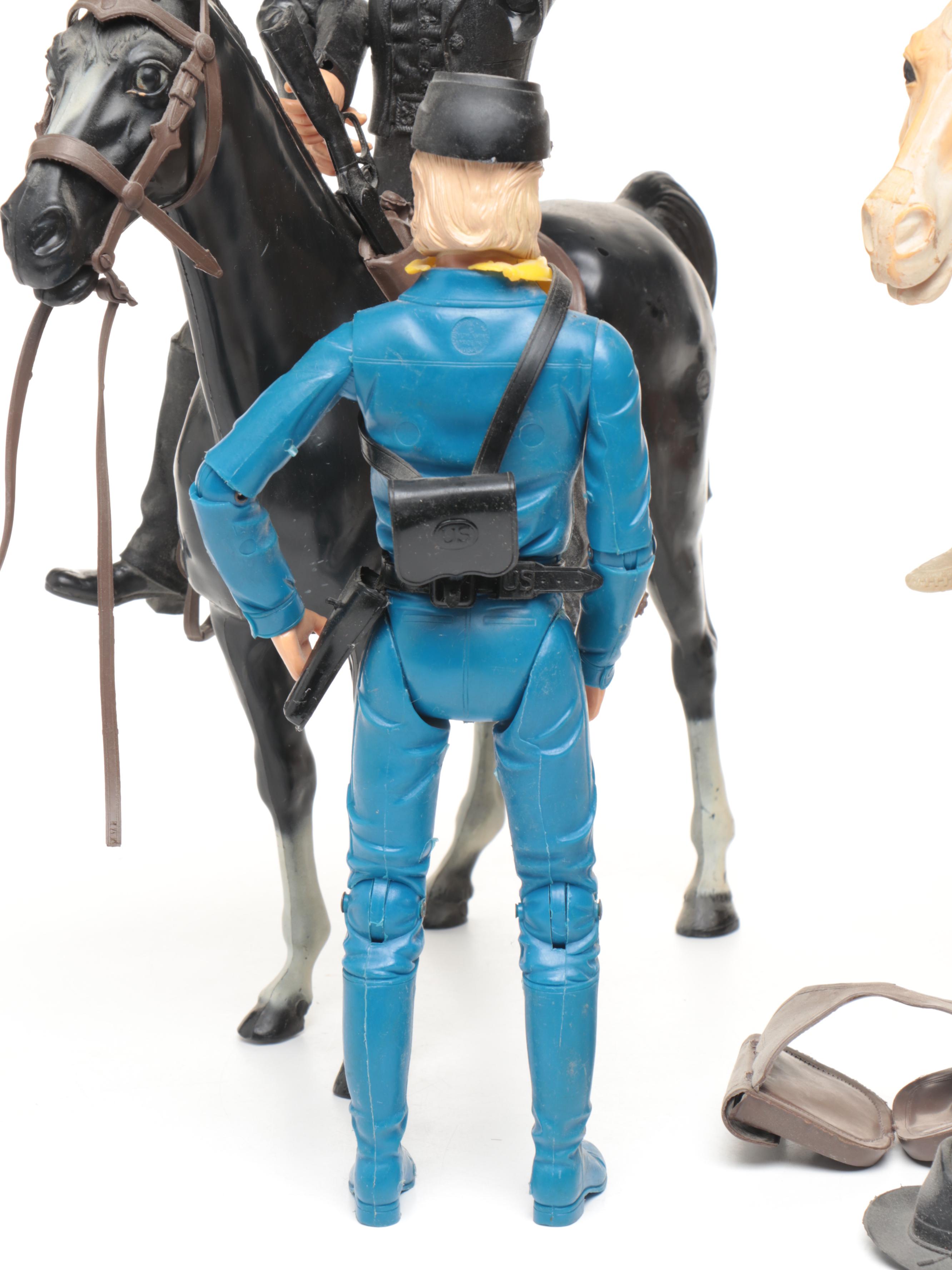 Marx Toys "Best of the West" Action Figures and Horses