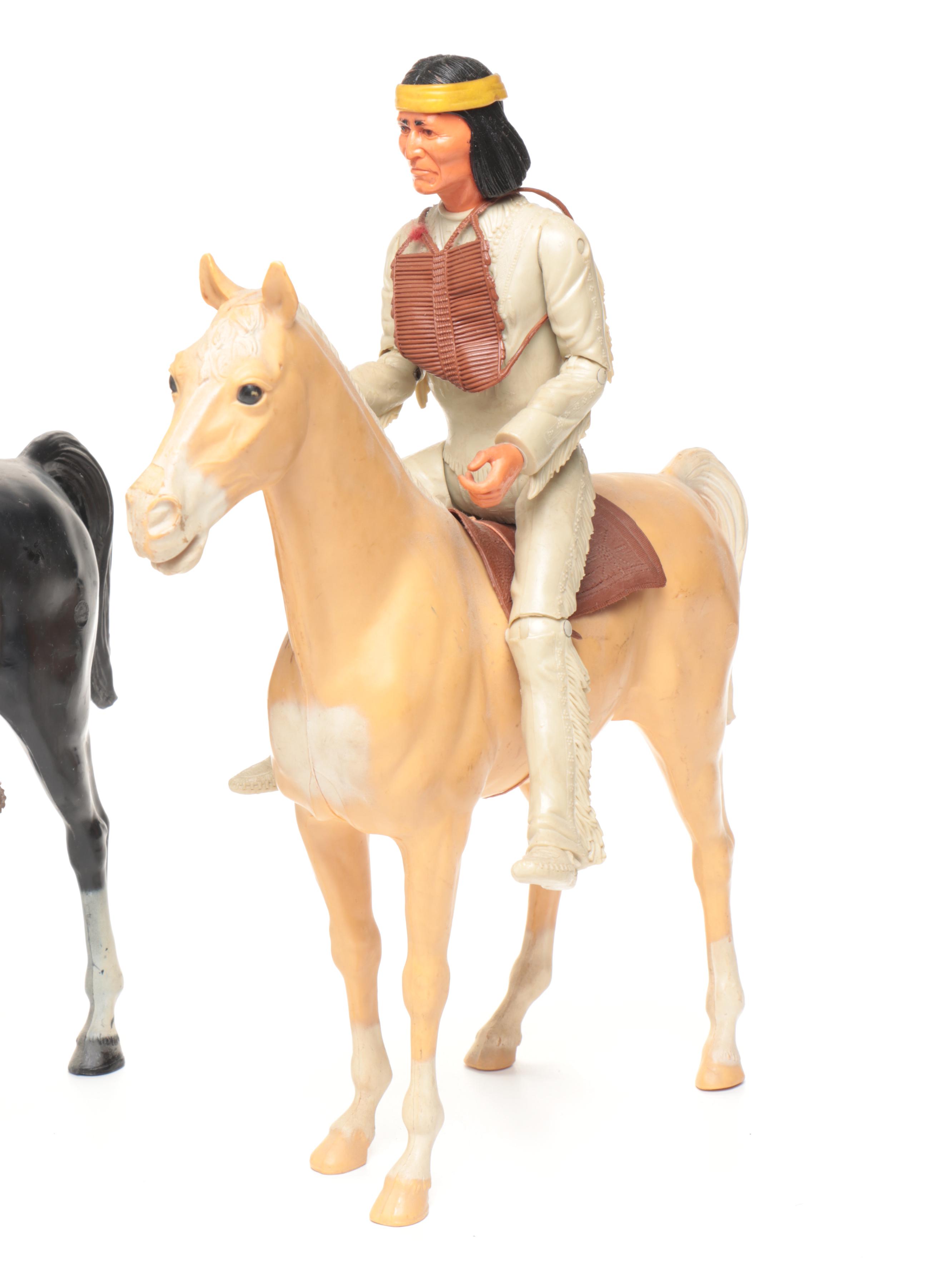 Marx Toys "Best of the West" Action Figures and Horses