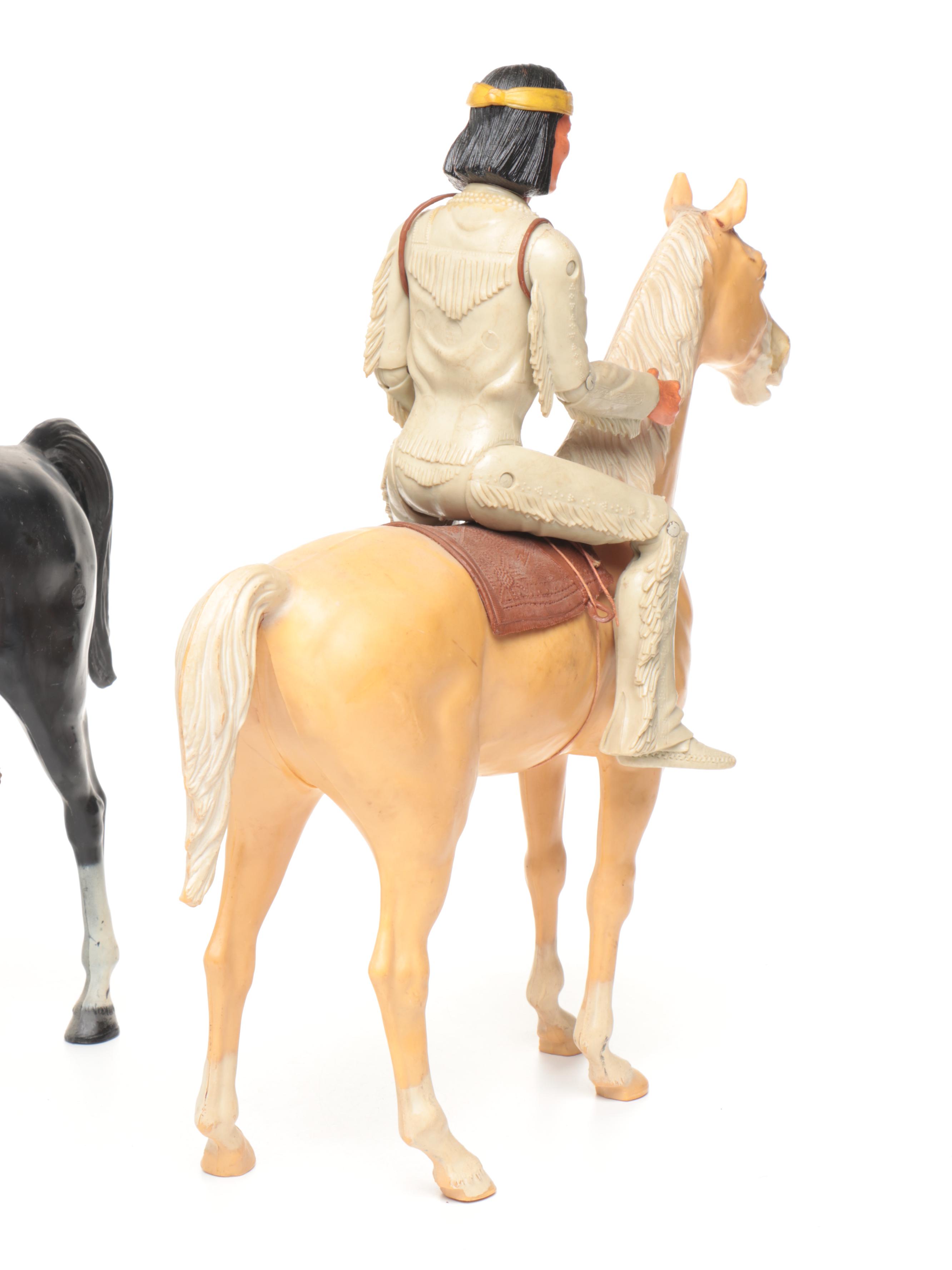 Marx Toys "Best of the West" Action Figures and Horses