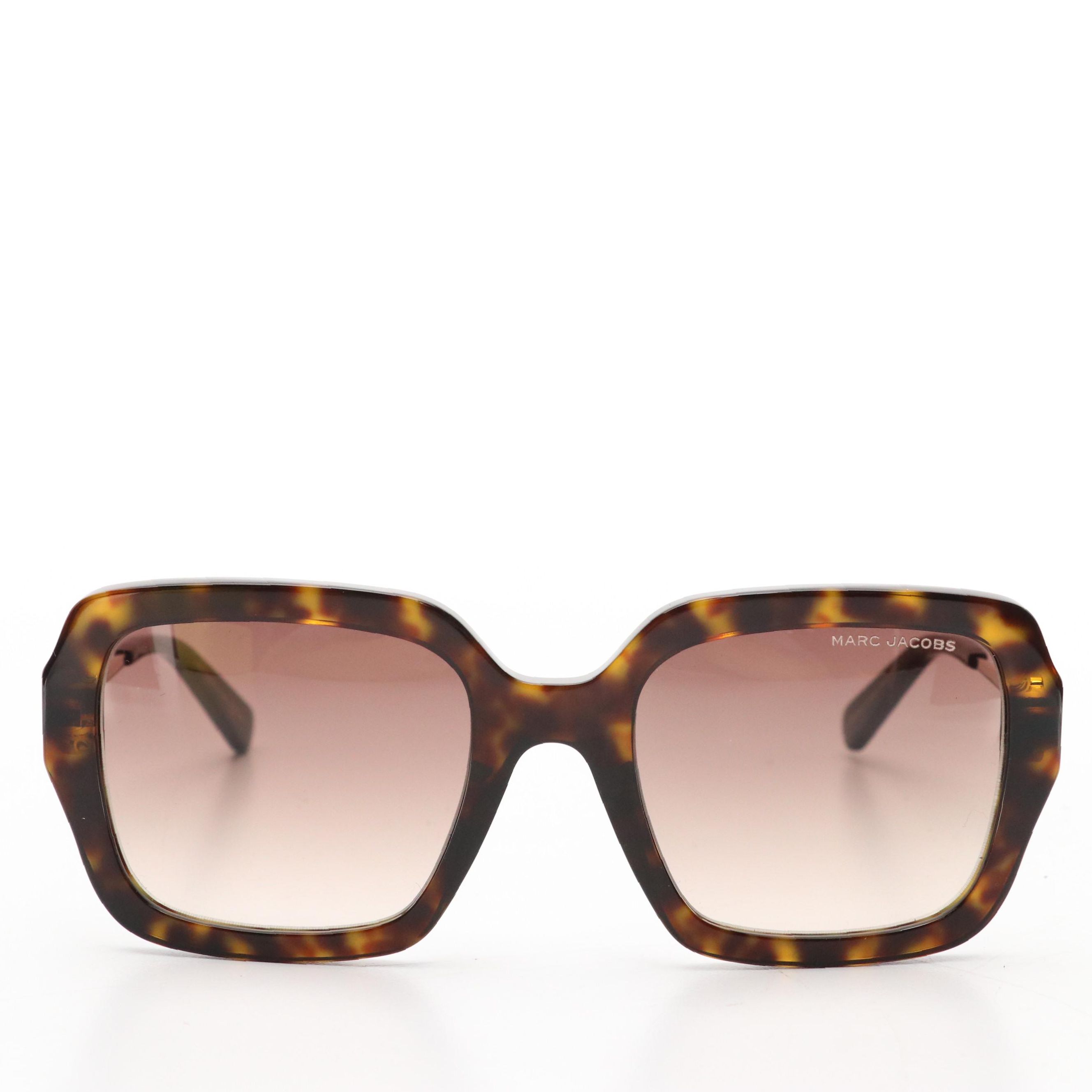 Marc Jacobs MARC652/S Brown Havana Square Sunglasses with Case