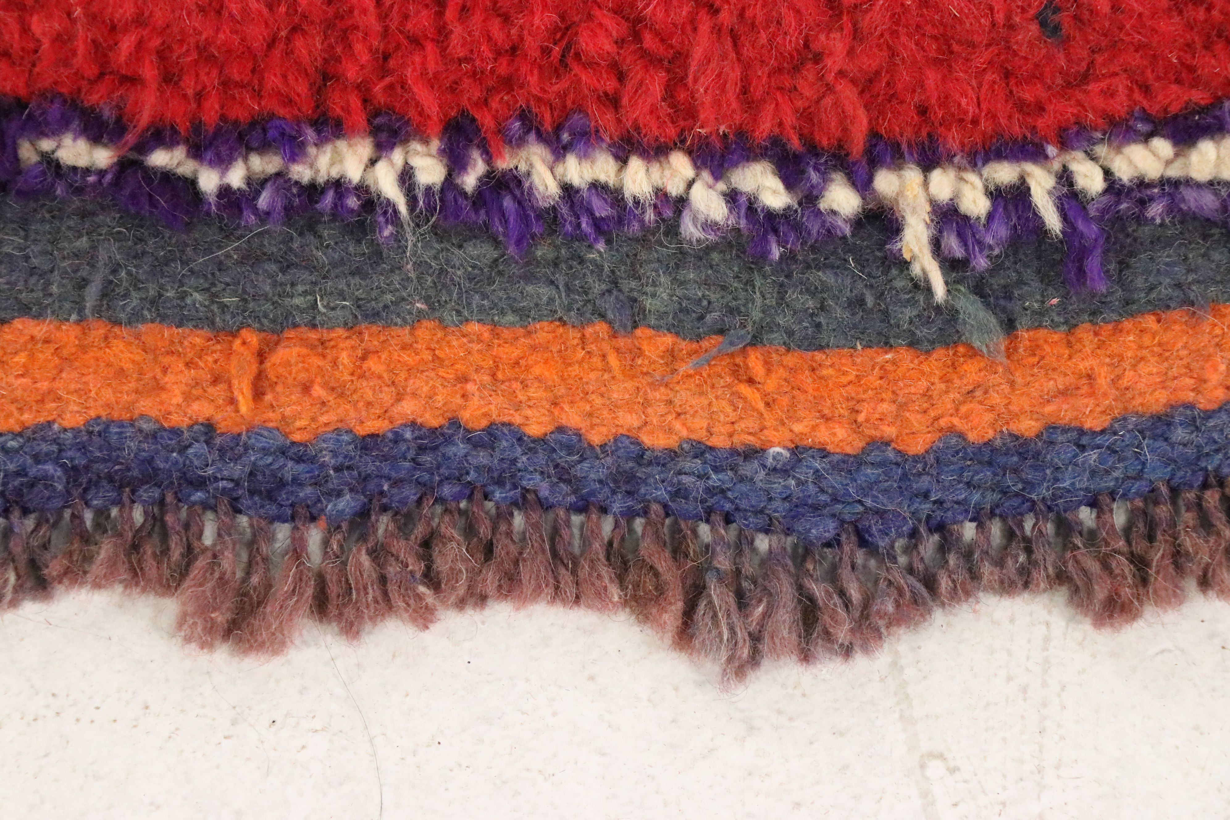 3'1 x 9'3 Hand-Knotted Moroccan Berber Long Rug