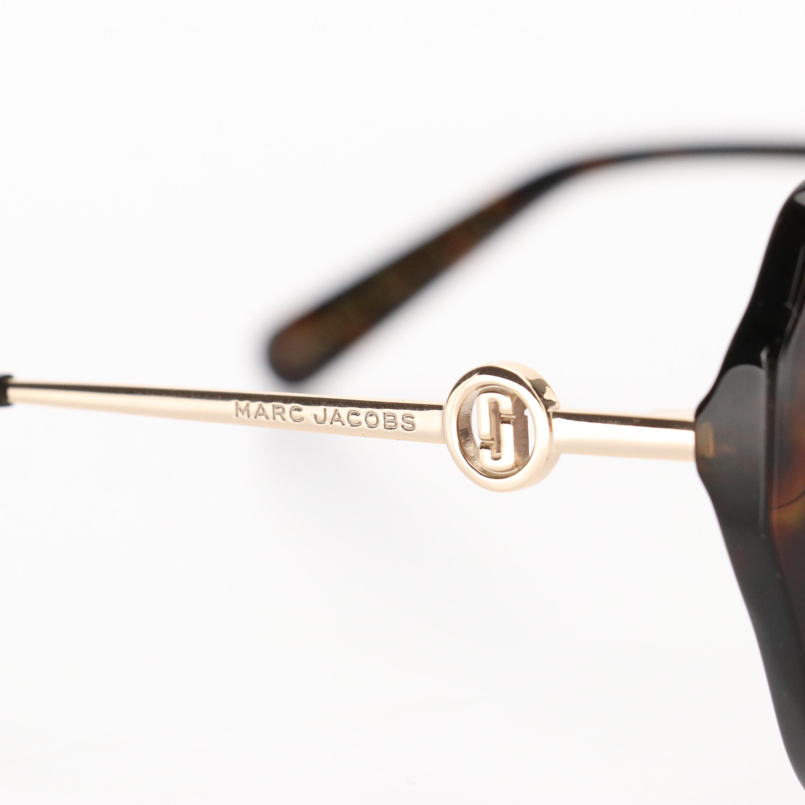 Marc Jacobs MARC652/S Brown Havana Square Sunglasses with Case