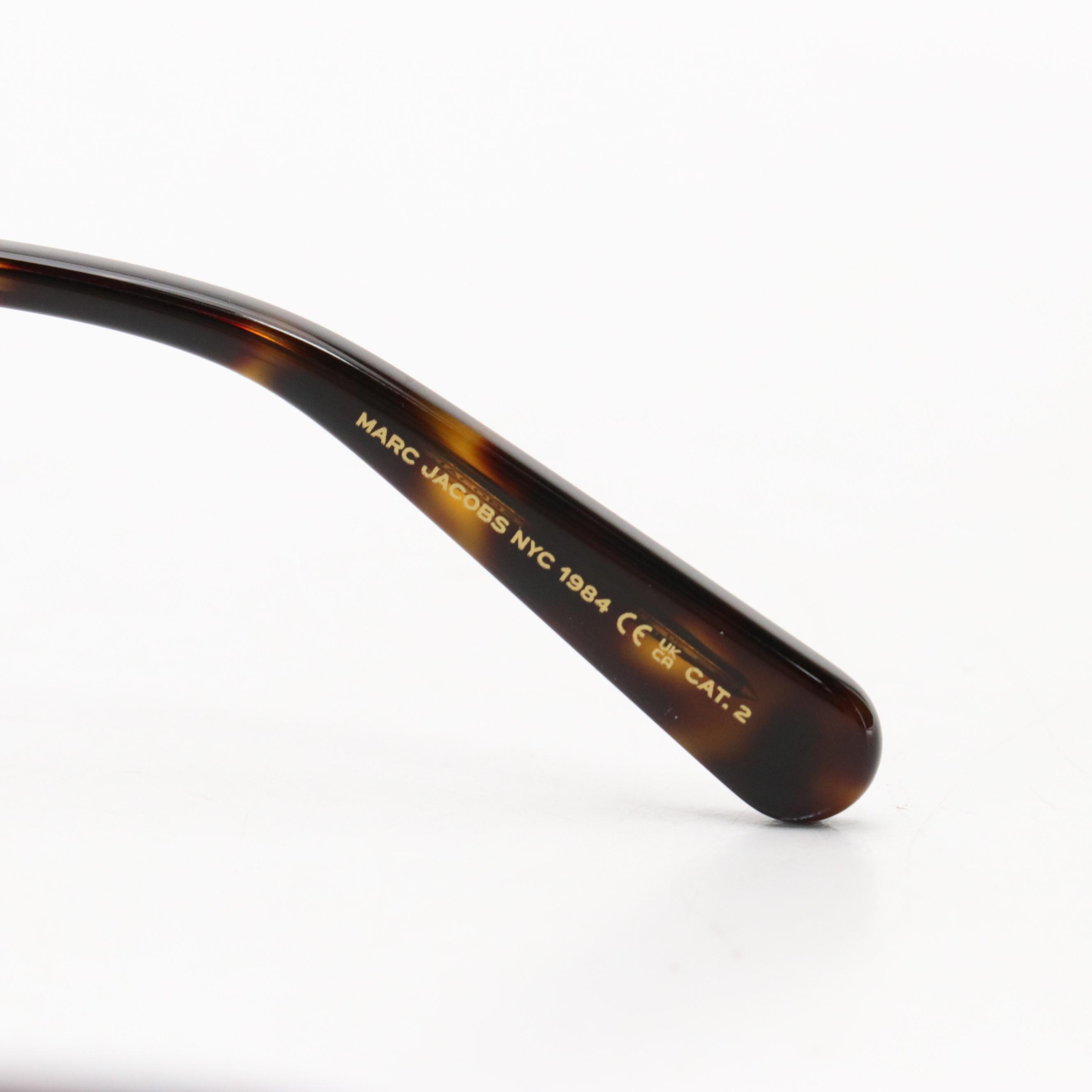 Marc Jacobs MARC652/S Brown Havana Square Sunglasses with Case