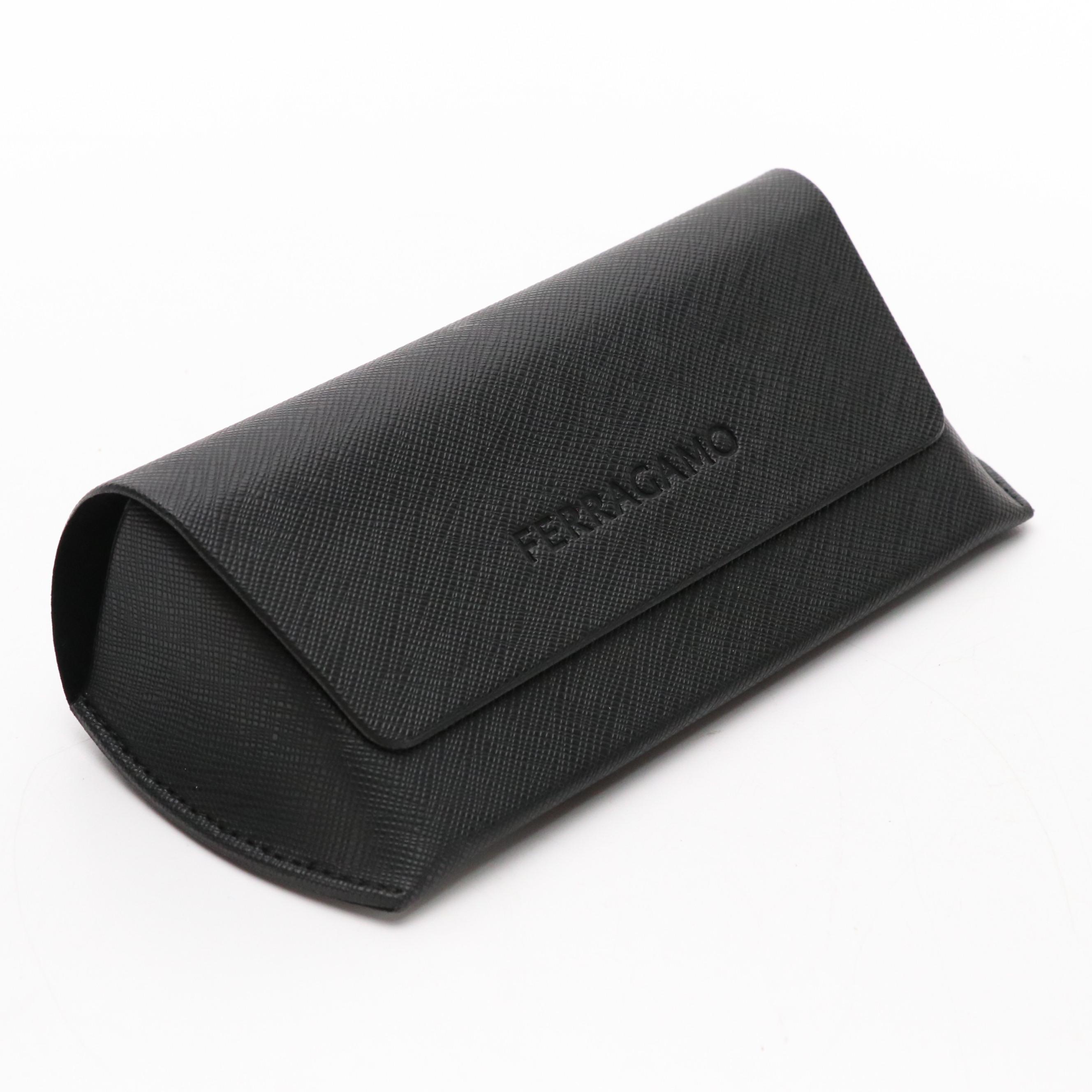 Salvatore Ferragamo SF1018S Havana Rectangular Framed Sunglasses W/ Case & Box