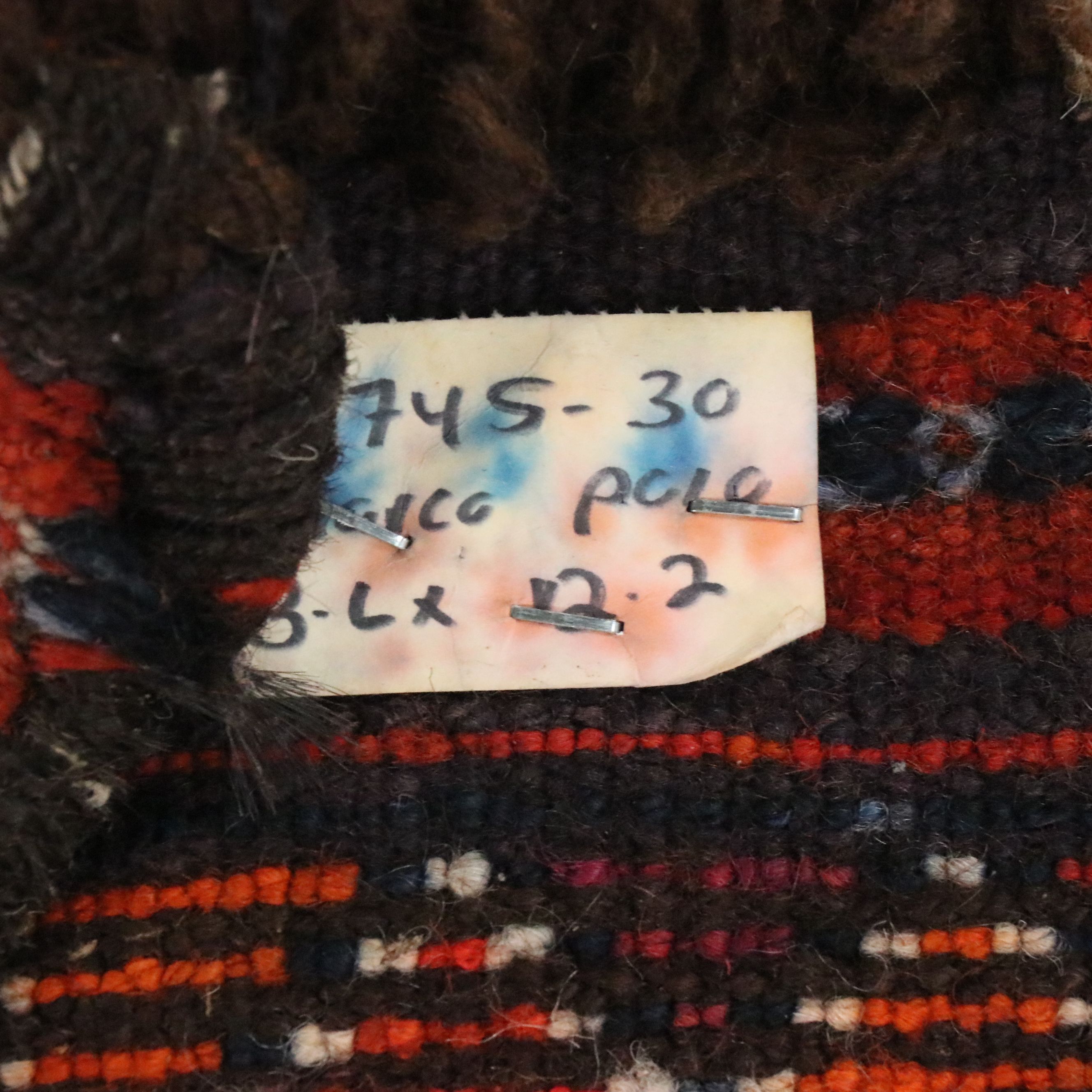 3'8 x 12'7 Hand-Knotted Moroccan Berber Long Rug