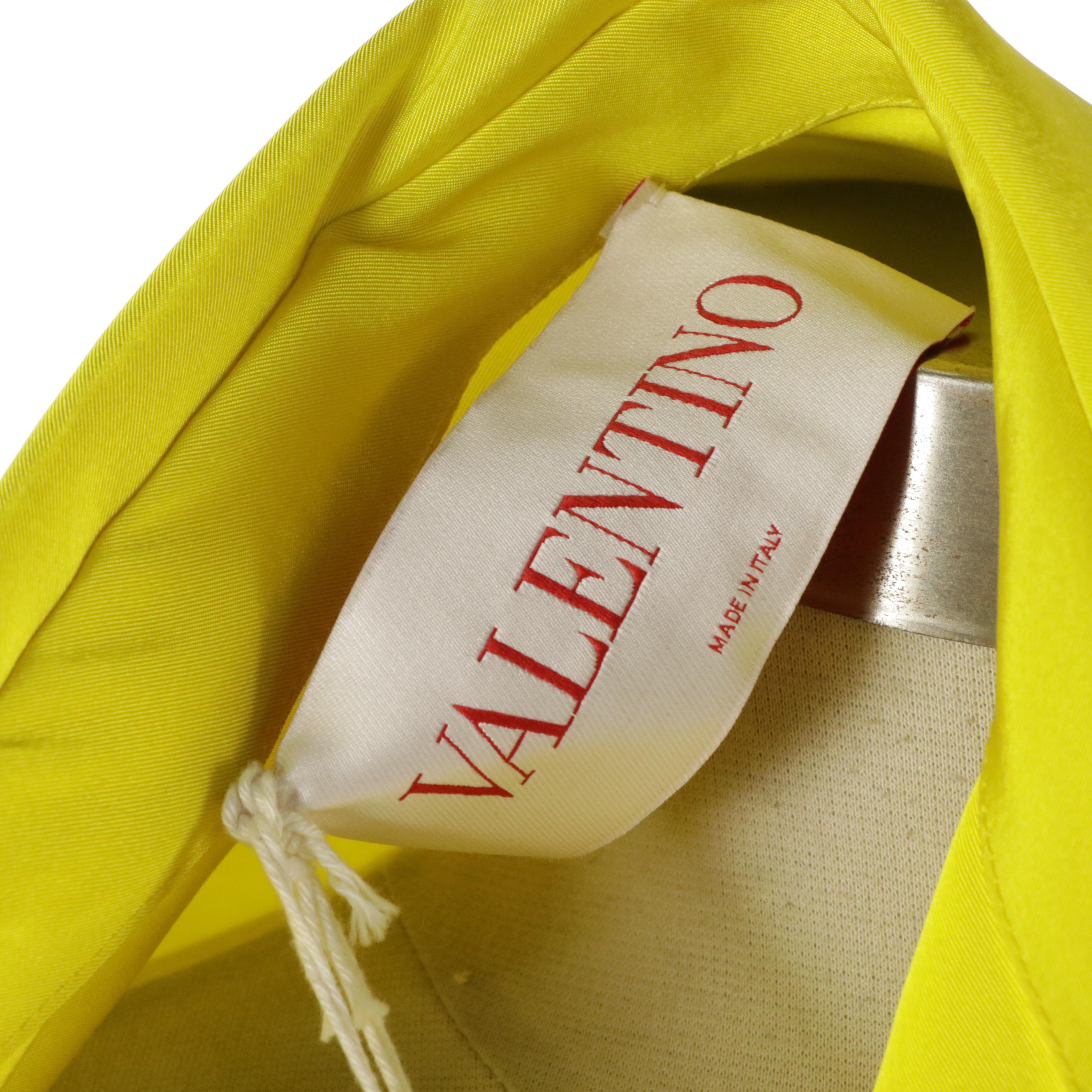 Valentino Garavani Silk Faille Full Length Coat