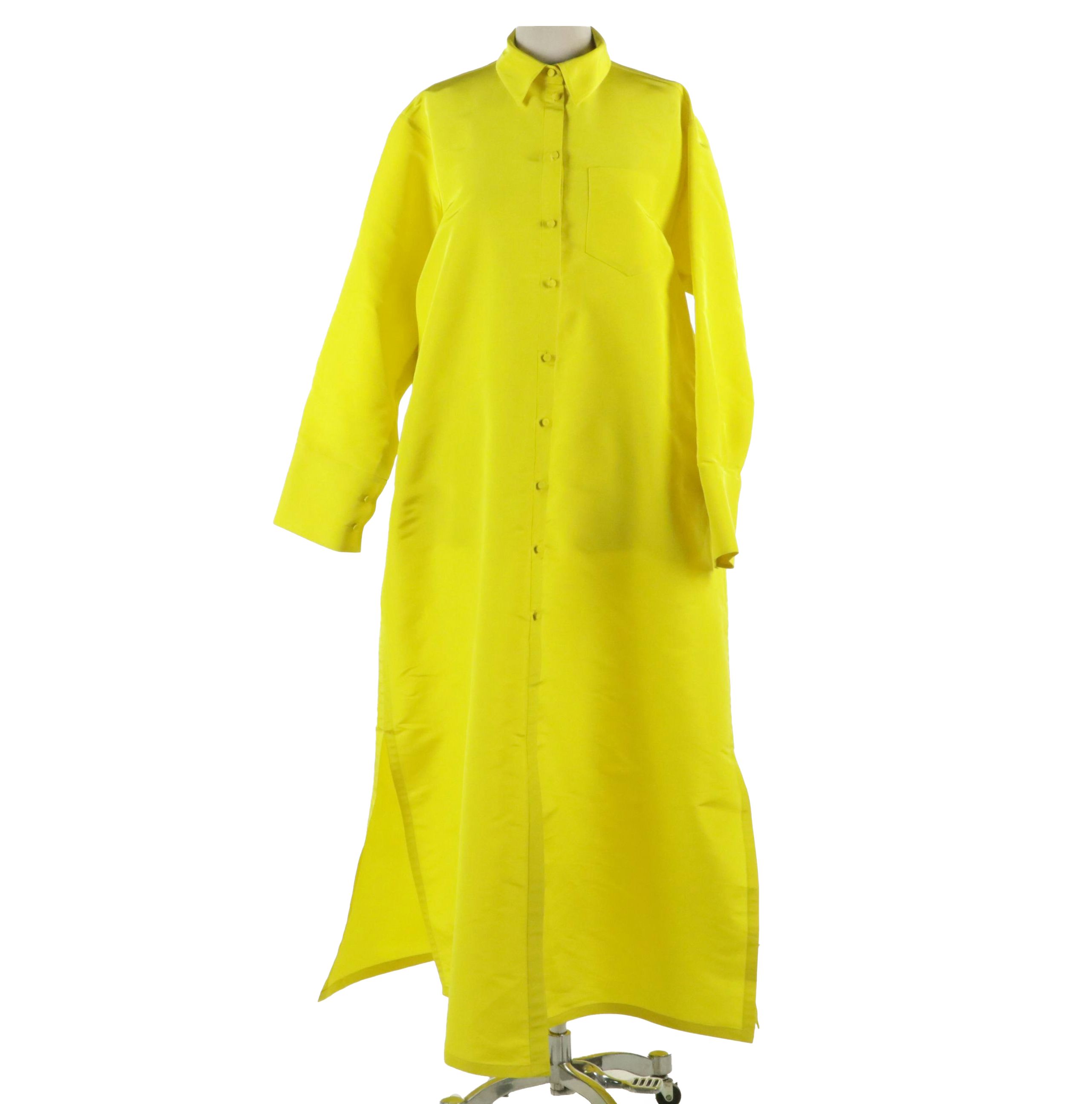 Valentino Garavani Silk Faille Full Length Coat