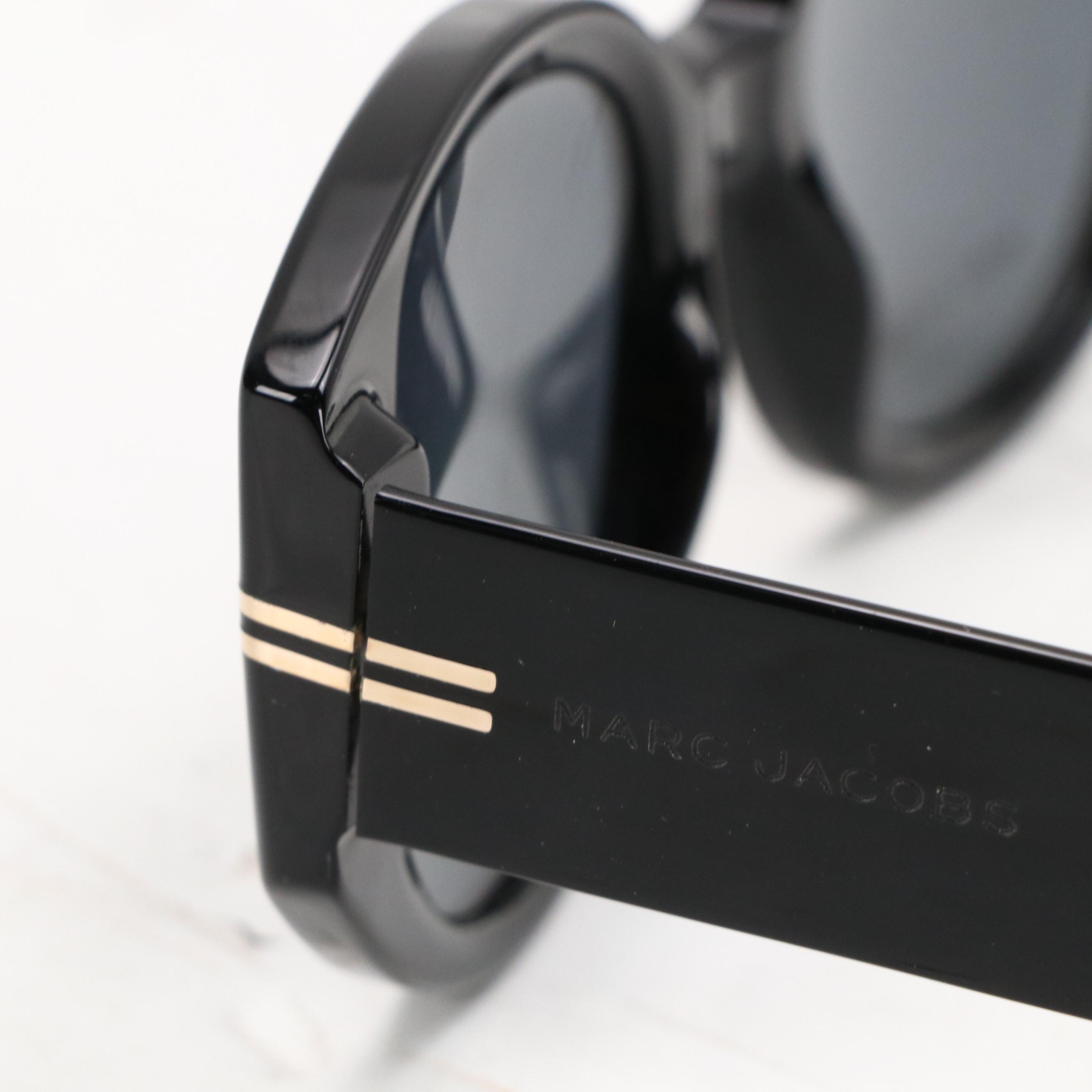 Marc Jacobs MJ1052/S Black Butterfly Framed Sunglasses with Case