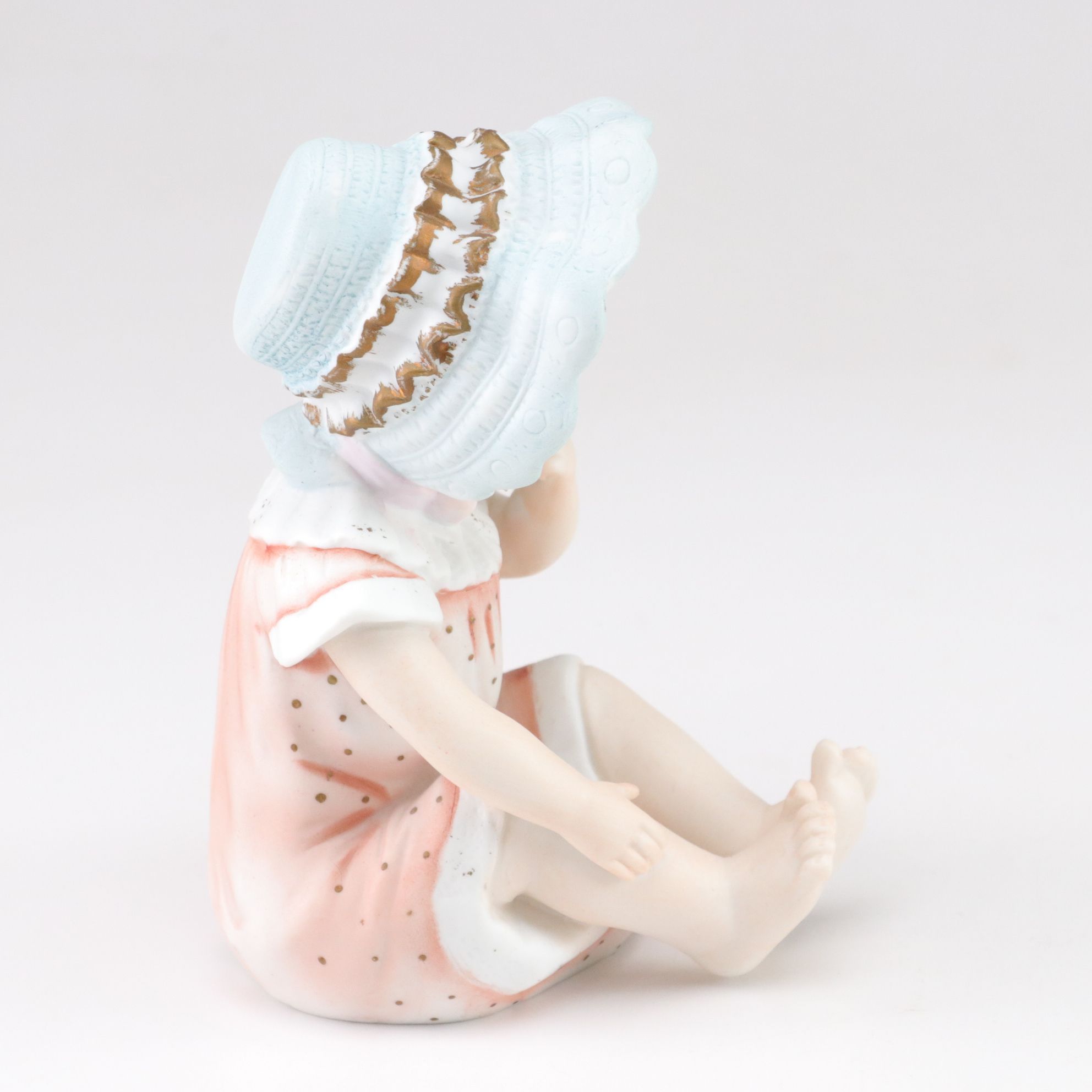 Bisque Porcelain Piano Babies, Mid to Late 20th Century