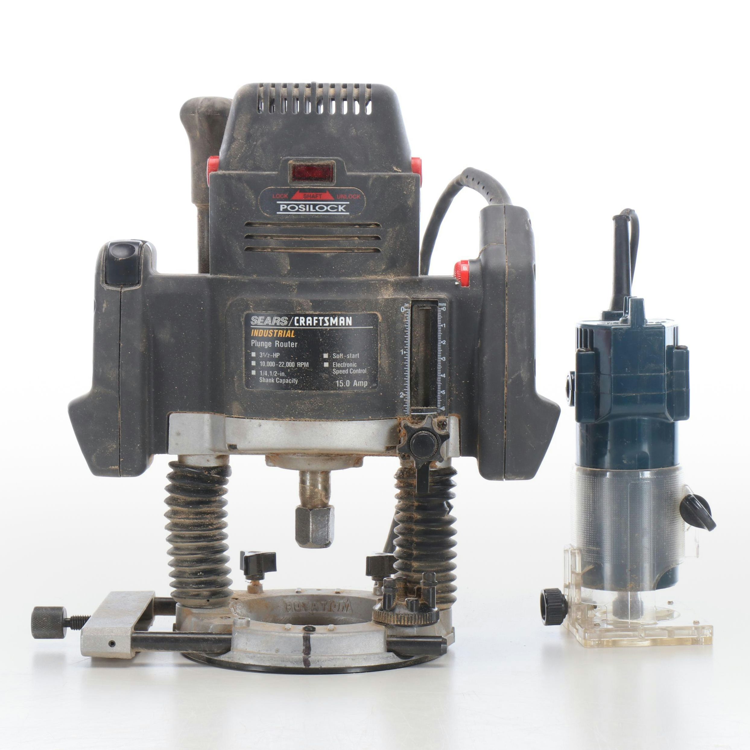 Sears Craftsman Plunge Router with Wood Trimmer